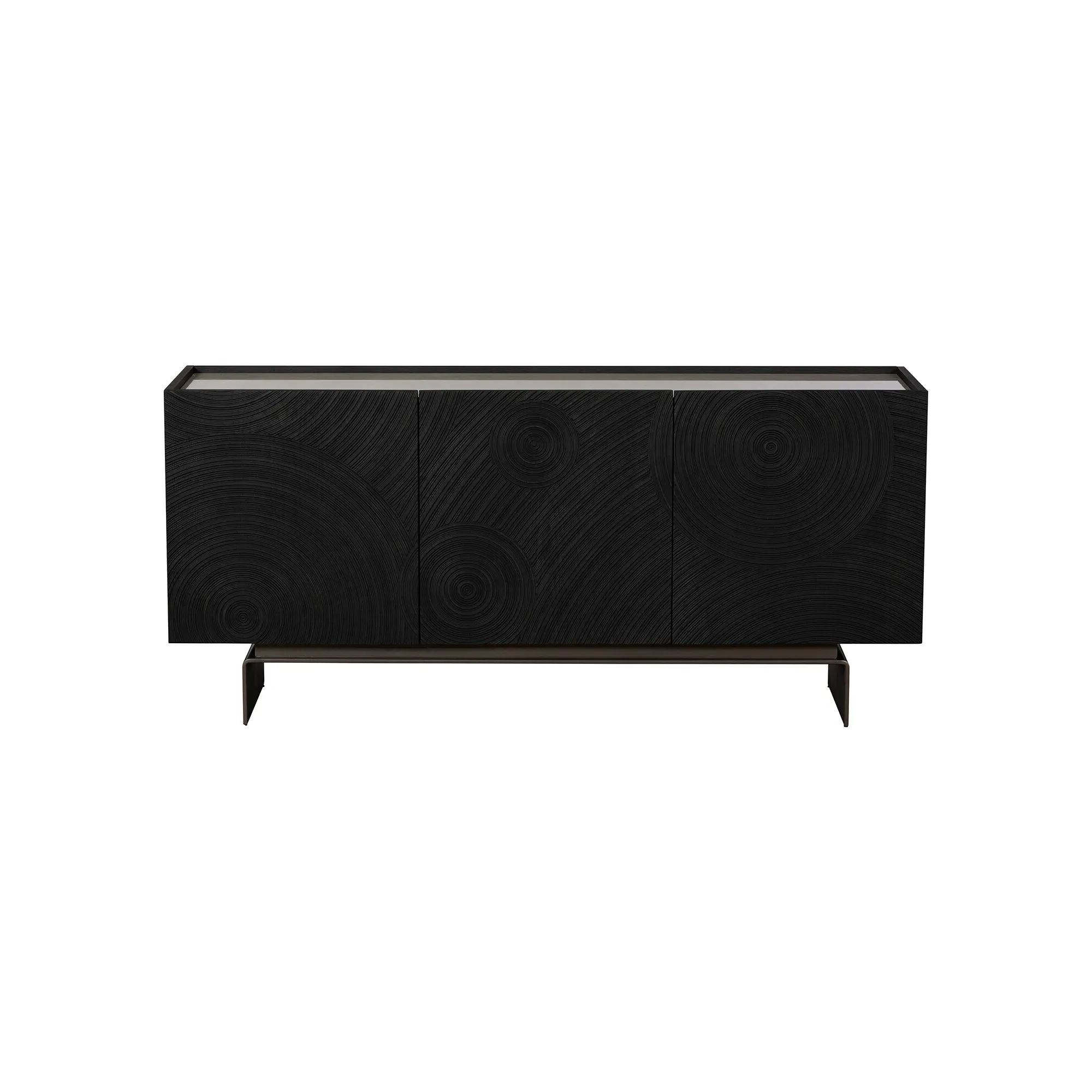 Halcyon Wide Sideboard - Black, Wood