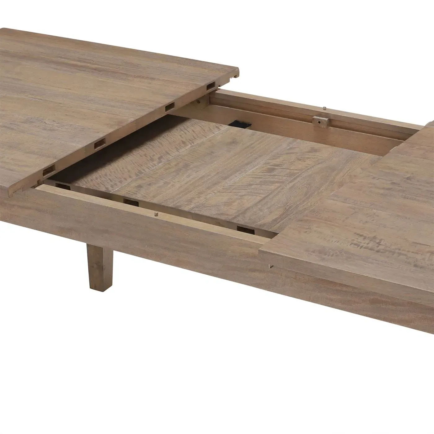 Hancock Extendable Dining Table - Grey, Mango Wood