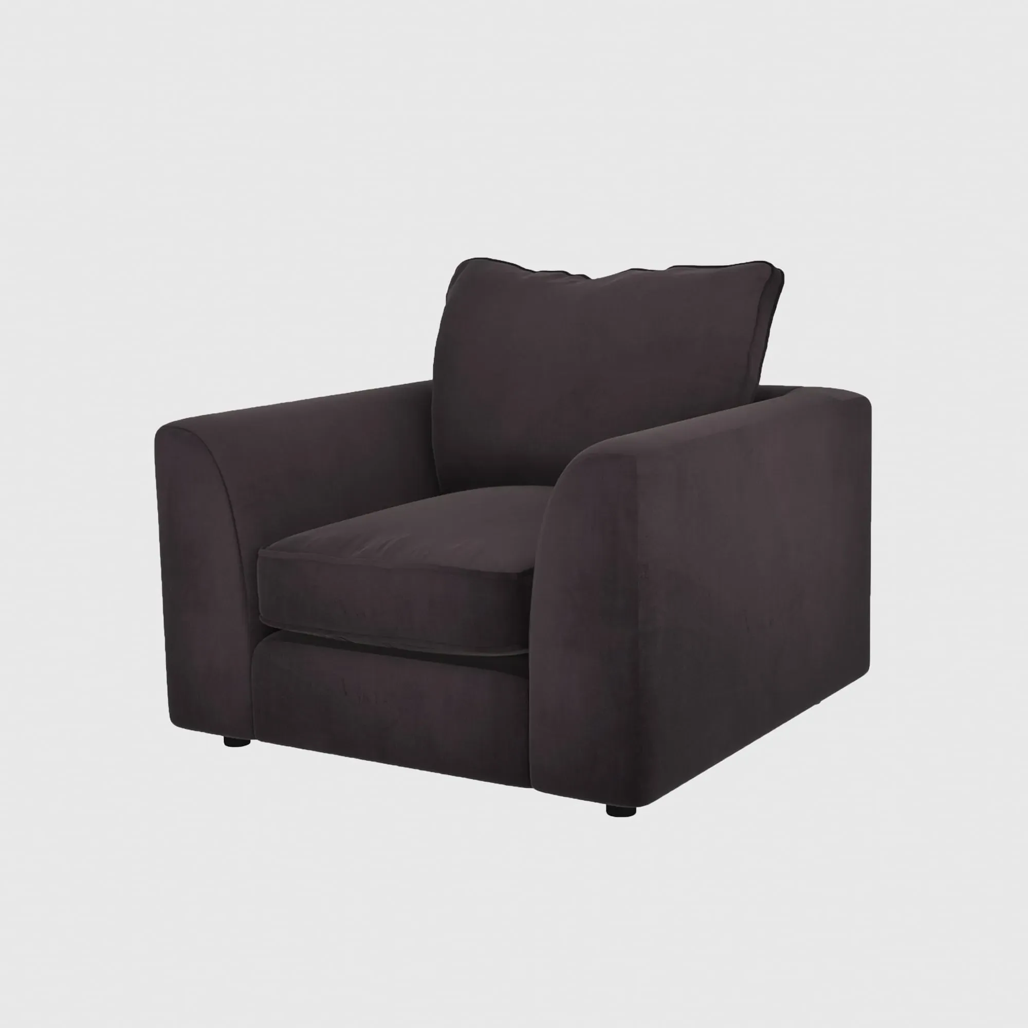 Harrington Armchair - Black, Fabric image