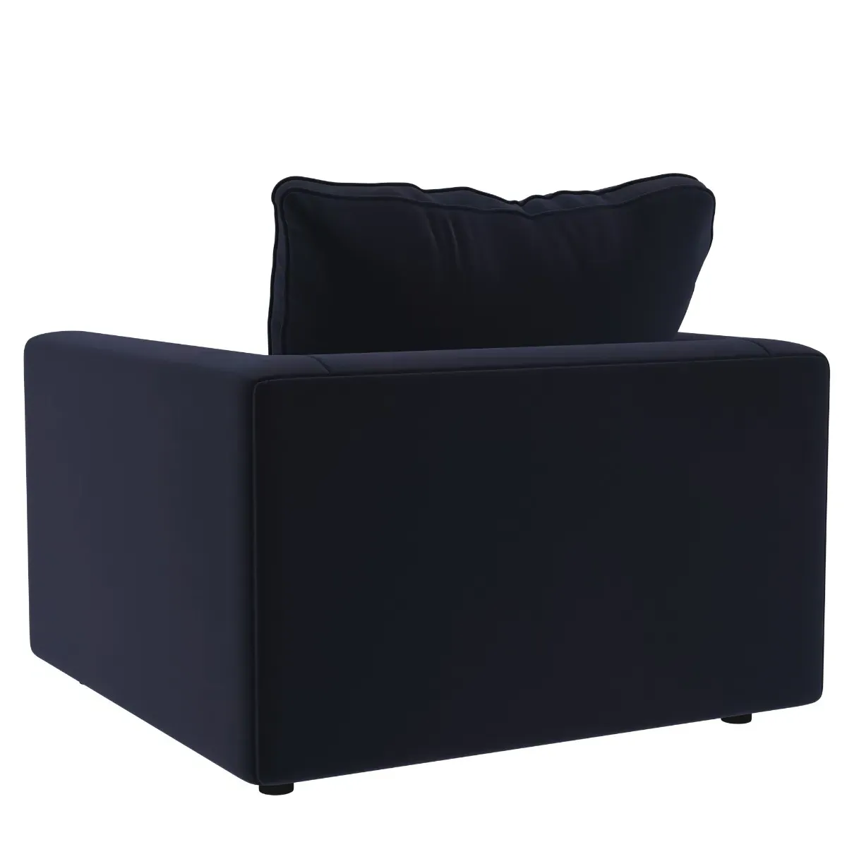 Harrington Armchair - Navy, Fabric