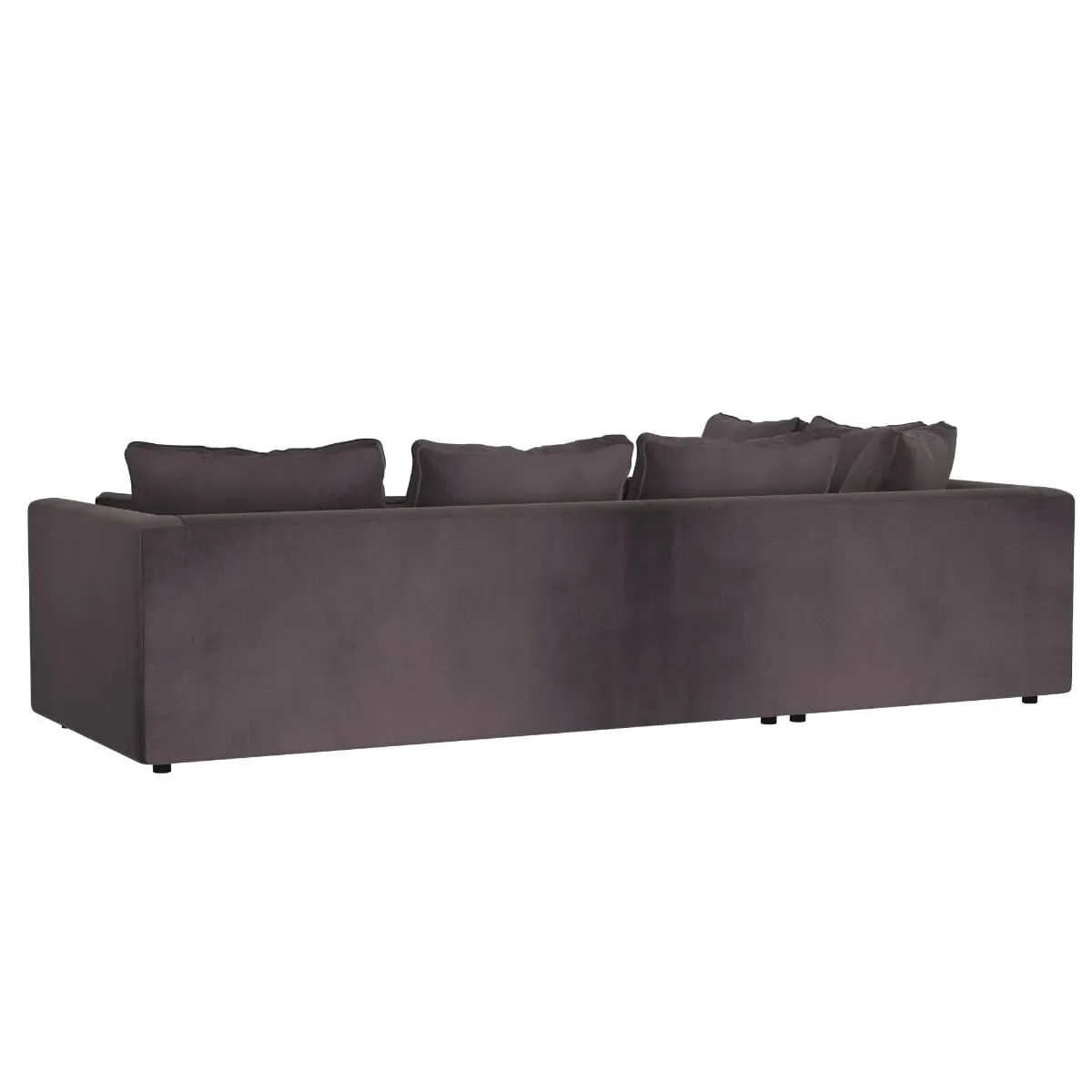 Harrington Left Combi Unit - Black, Fabric