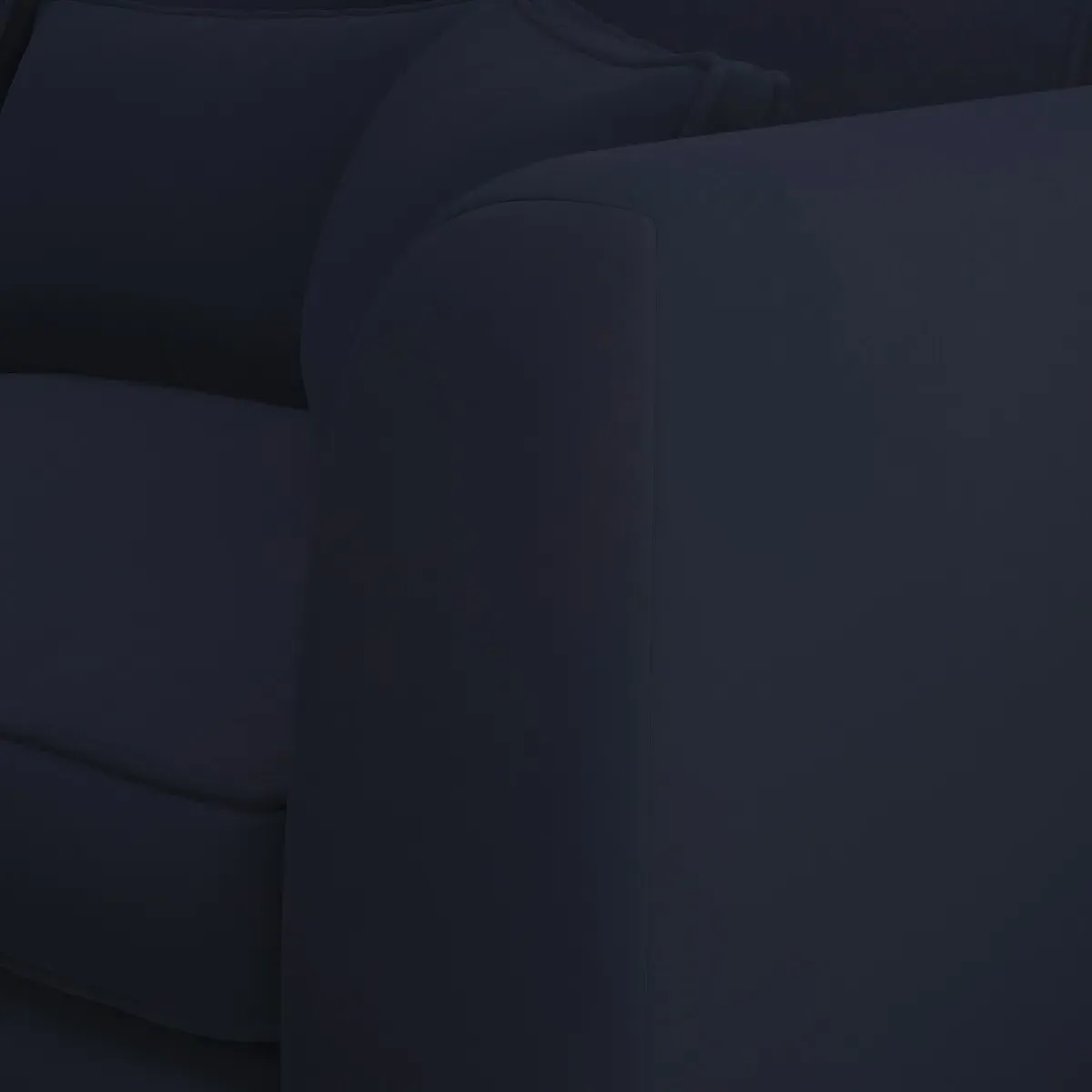 Harrington Left Combi Unit - Navy, Fabric