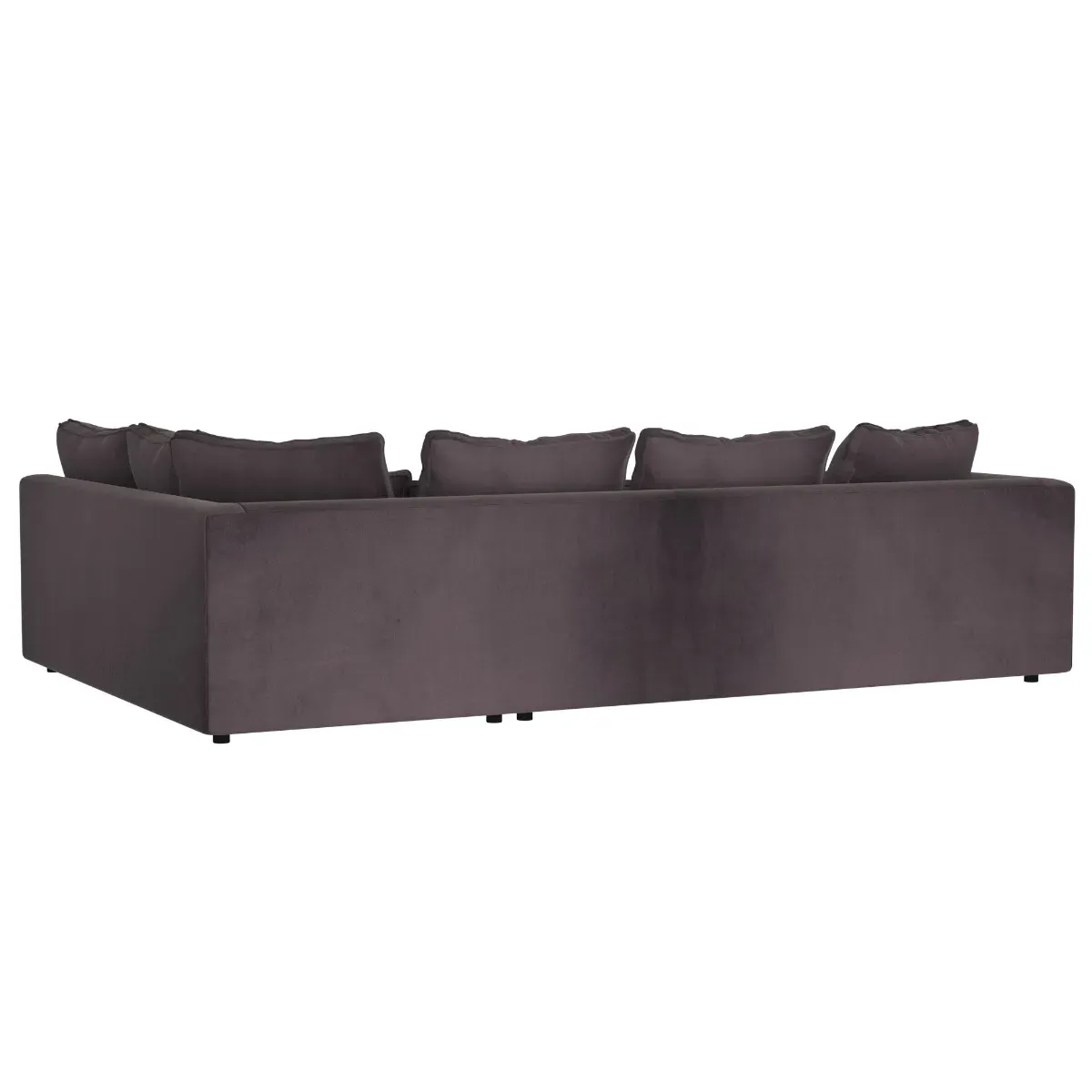 Harrington Right Combi Unit - Black, Fabric