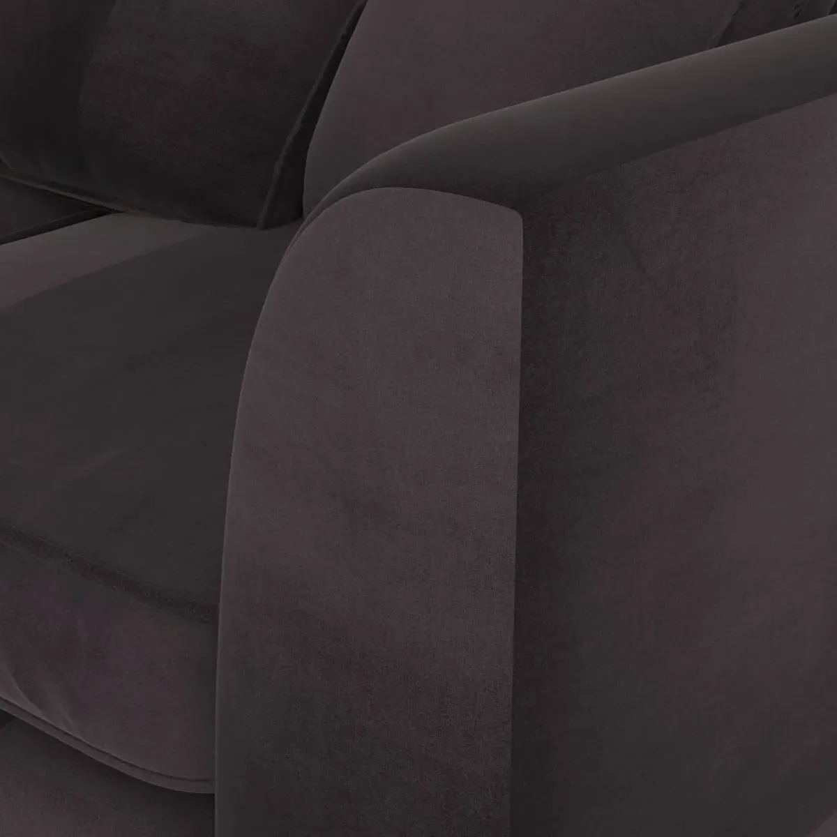 Harrington Small Sofa - Black, Fabric