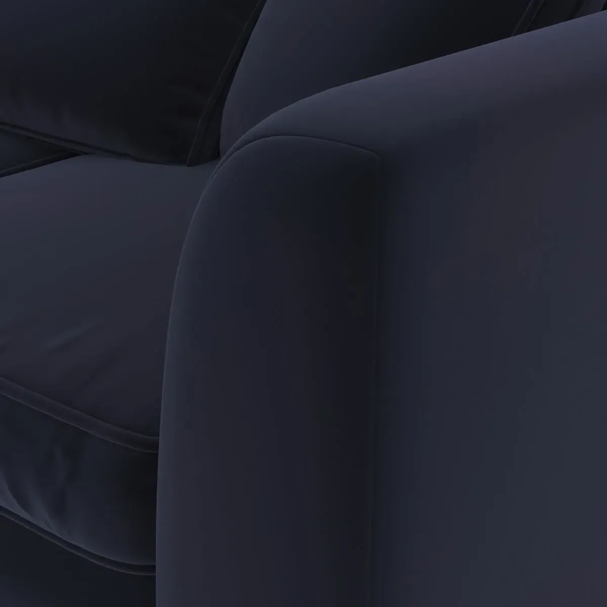 Harrington Small Sofa - Navy, Fabric