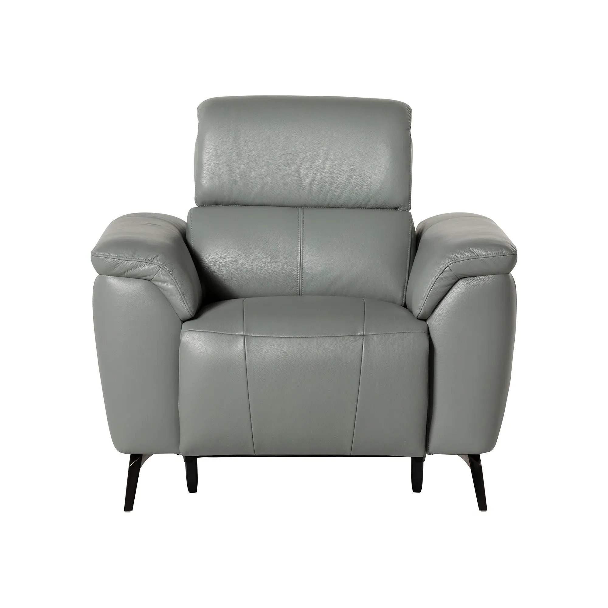Hartford Power Recliner with Head Tilt - Grey, Leather