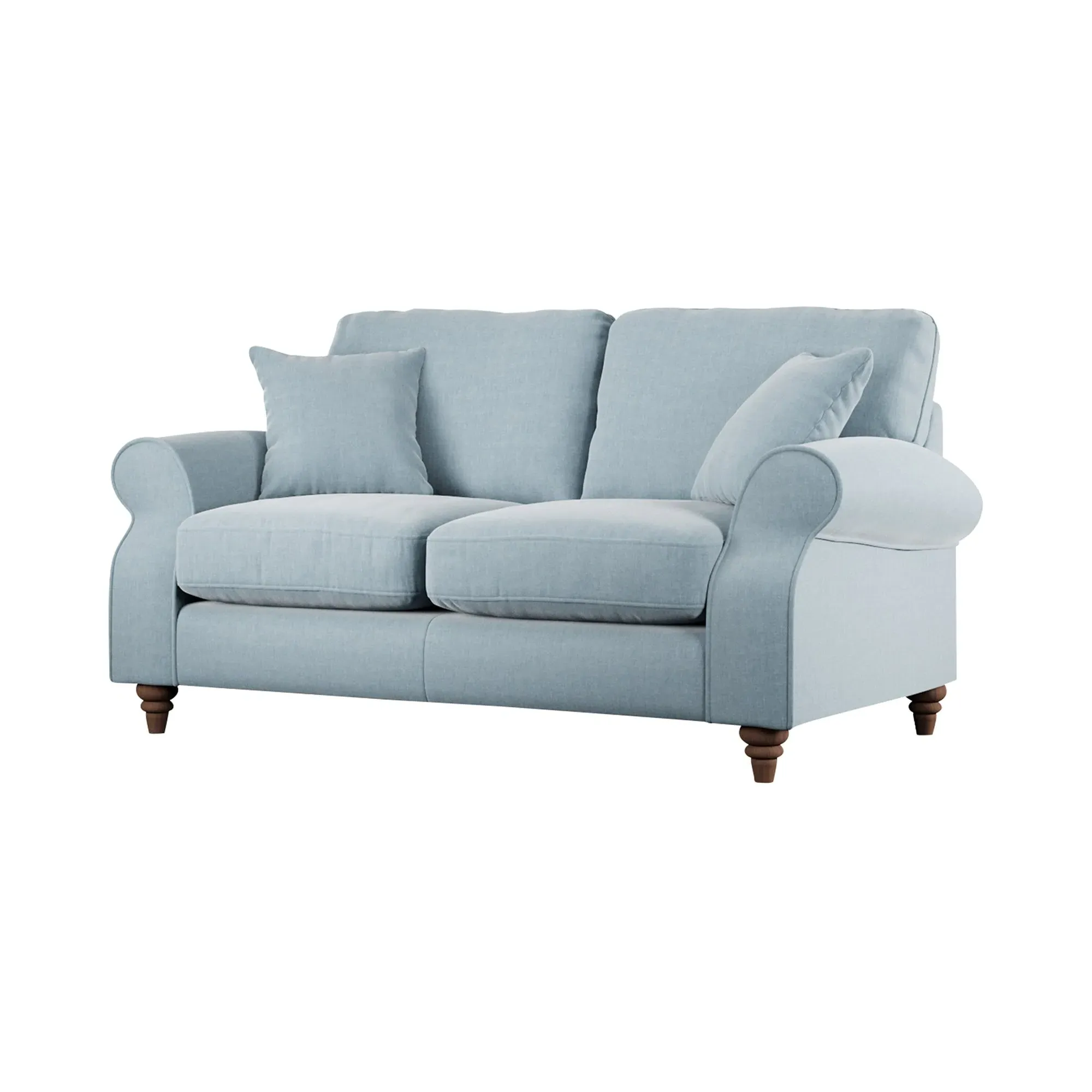 Hattie 2-Seater Sofa - Blue, Fabric