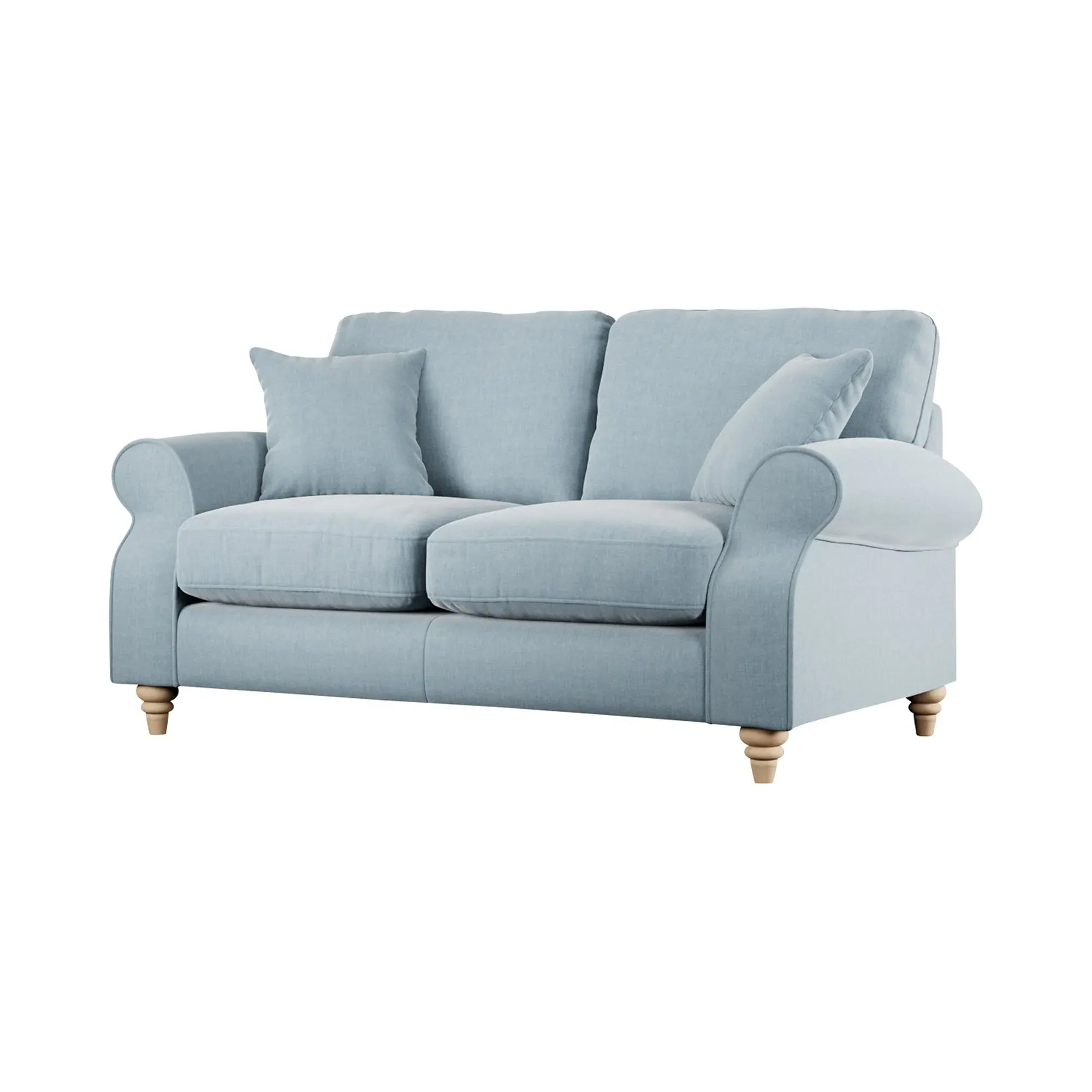 Hattie 2-Seater Sofa - Blue, Fabric