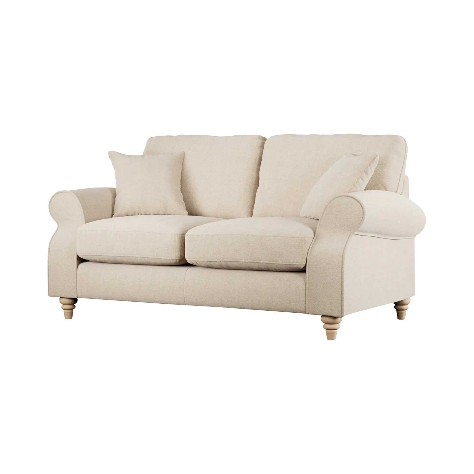Hattie 2-Seater Sofa - Neutral, Fabric
