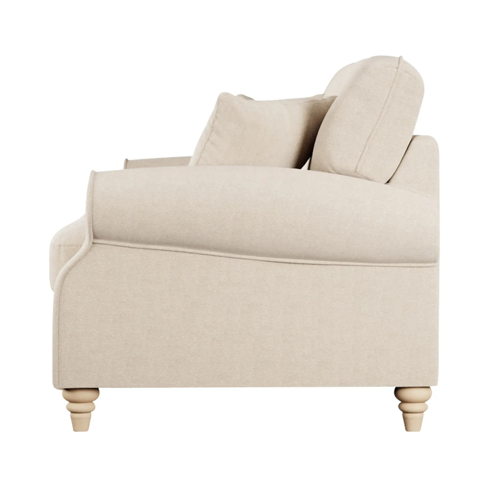 Hattie 2-Seater Sofa - Neutral, Fabric