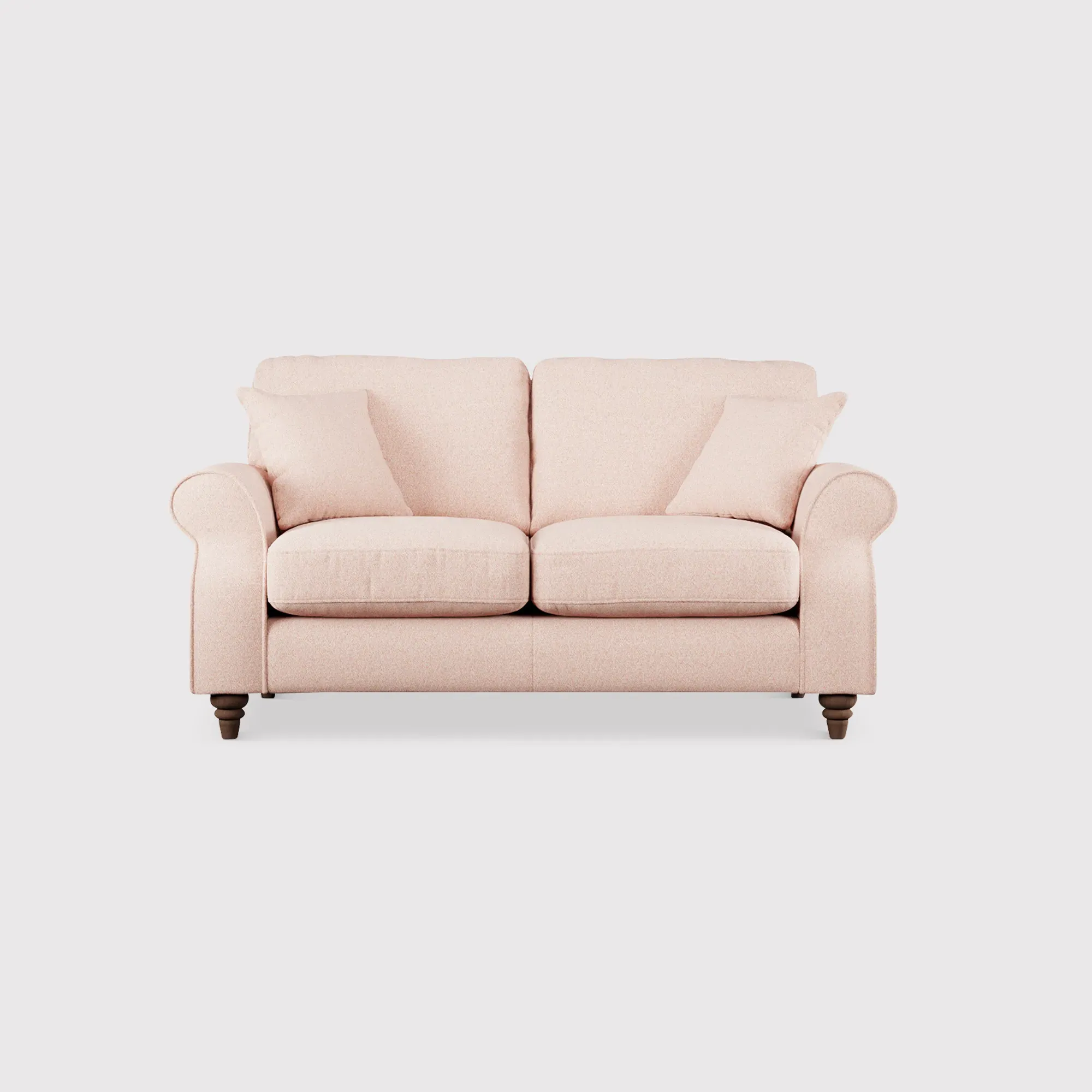 Hattie 2-Seater Sofa - Pink, Fabric