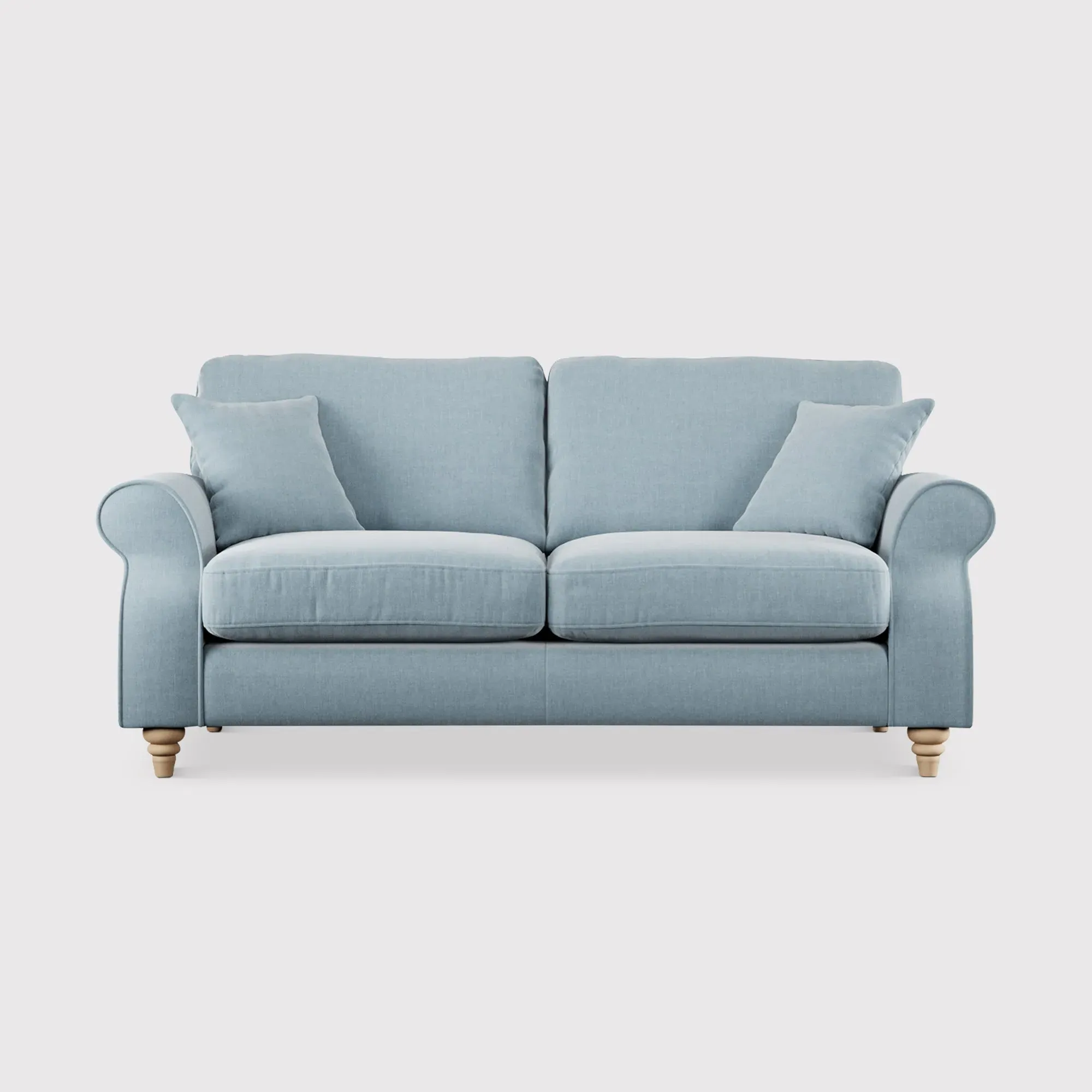Hattie 3-Seater Sofa - Blue, Fabric
