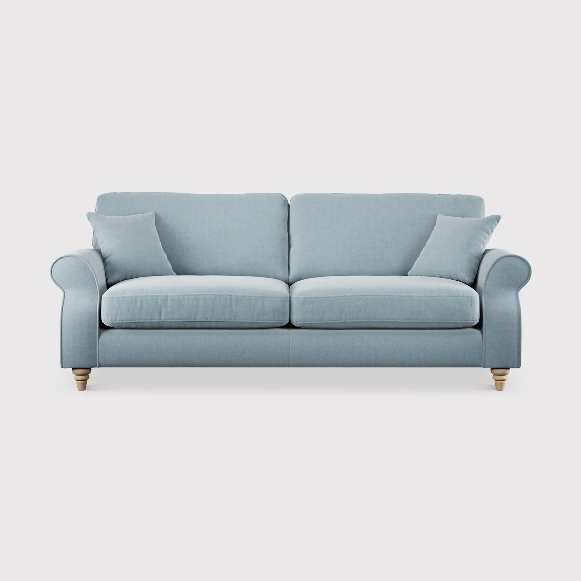 Hattie 4-Seater Sofa - Blue, Fabric