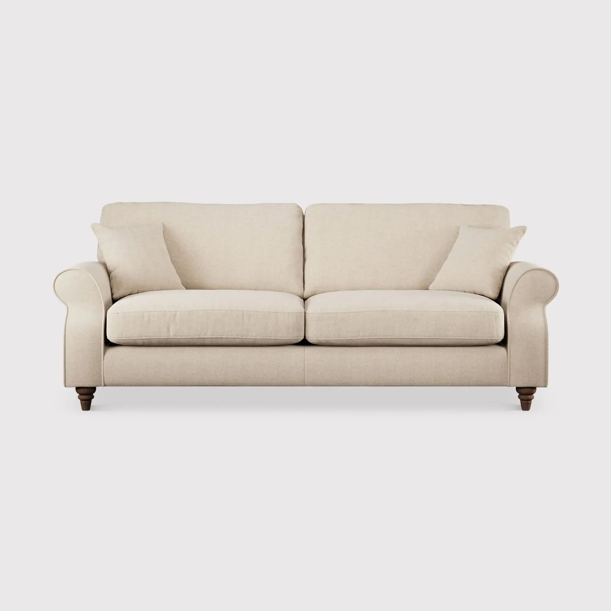 Hattie 4-Seater Sofa - Neutral, Fabric