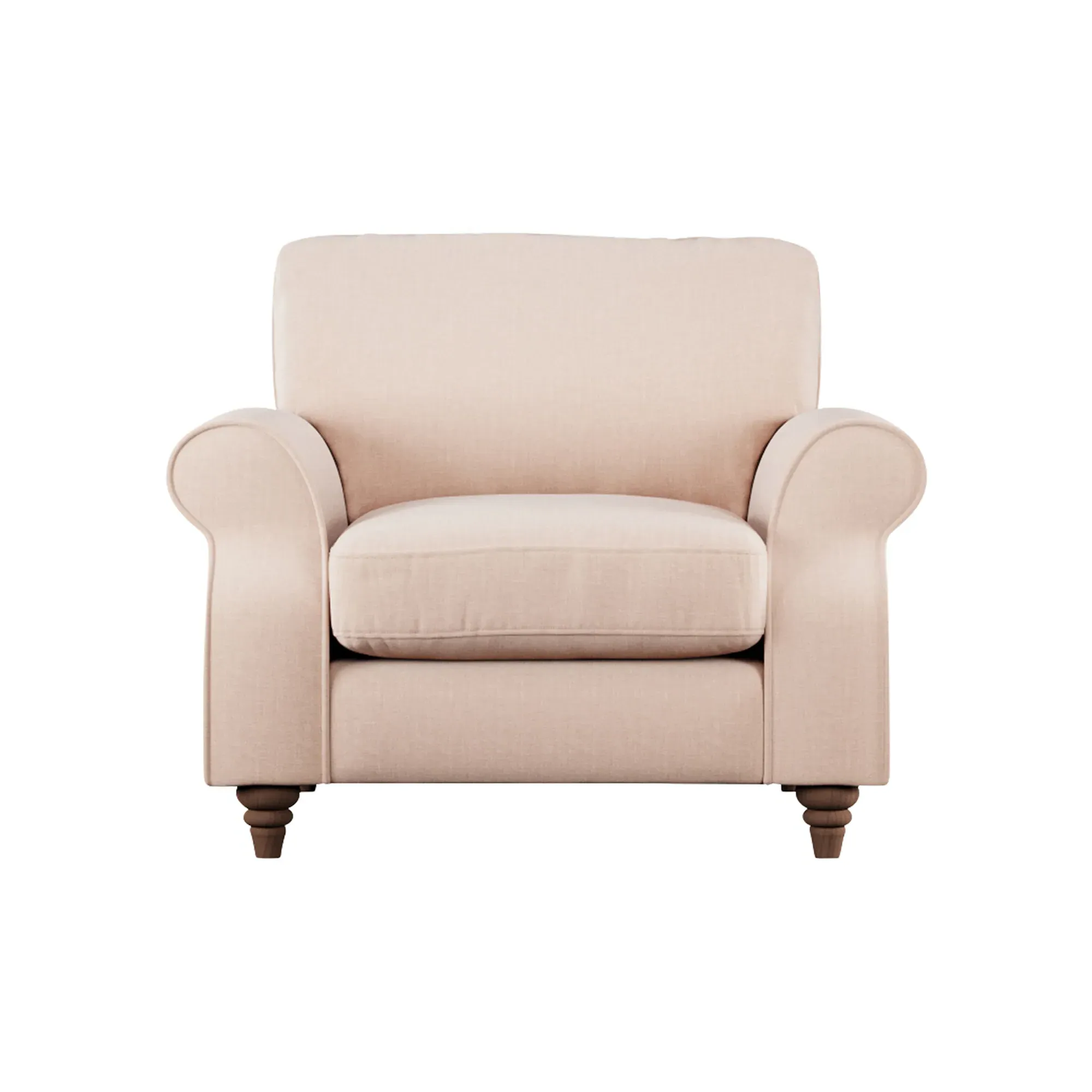 Hattie Armchair - Pink, Fabric