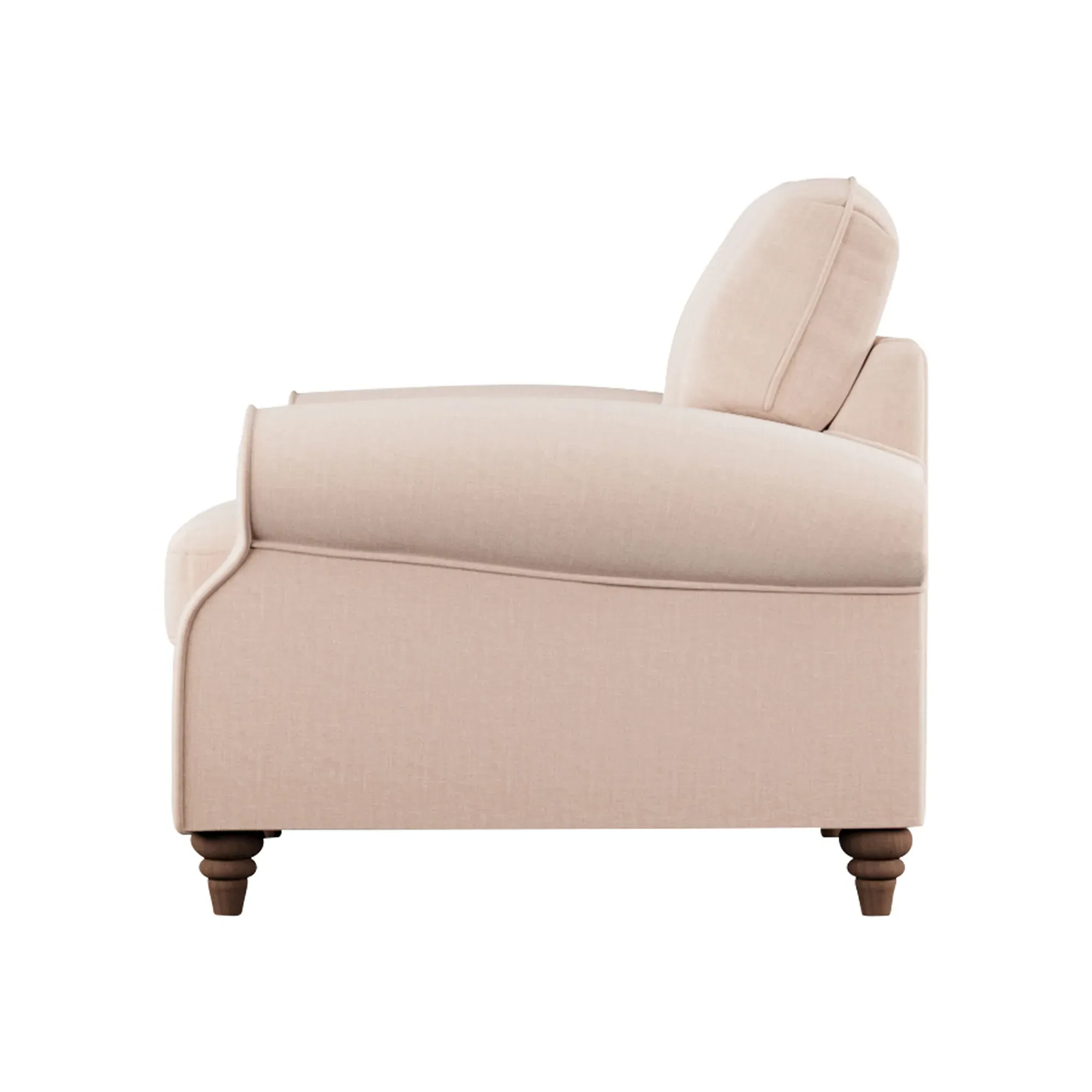 Hattie Armchair - Pink, Fabric