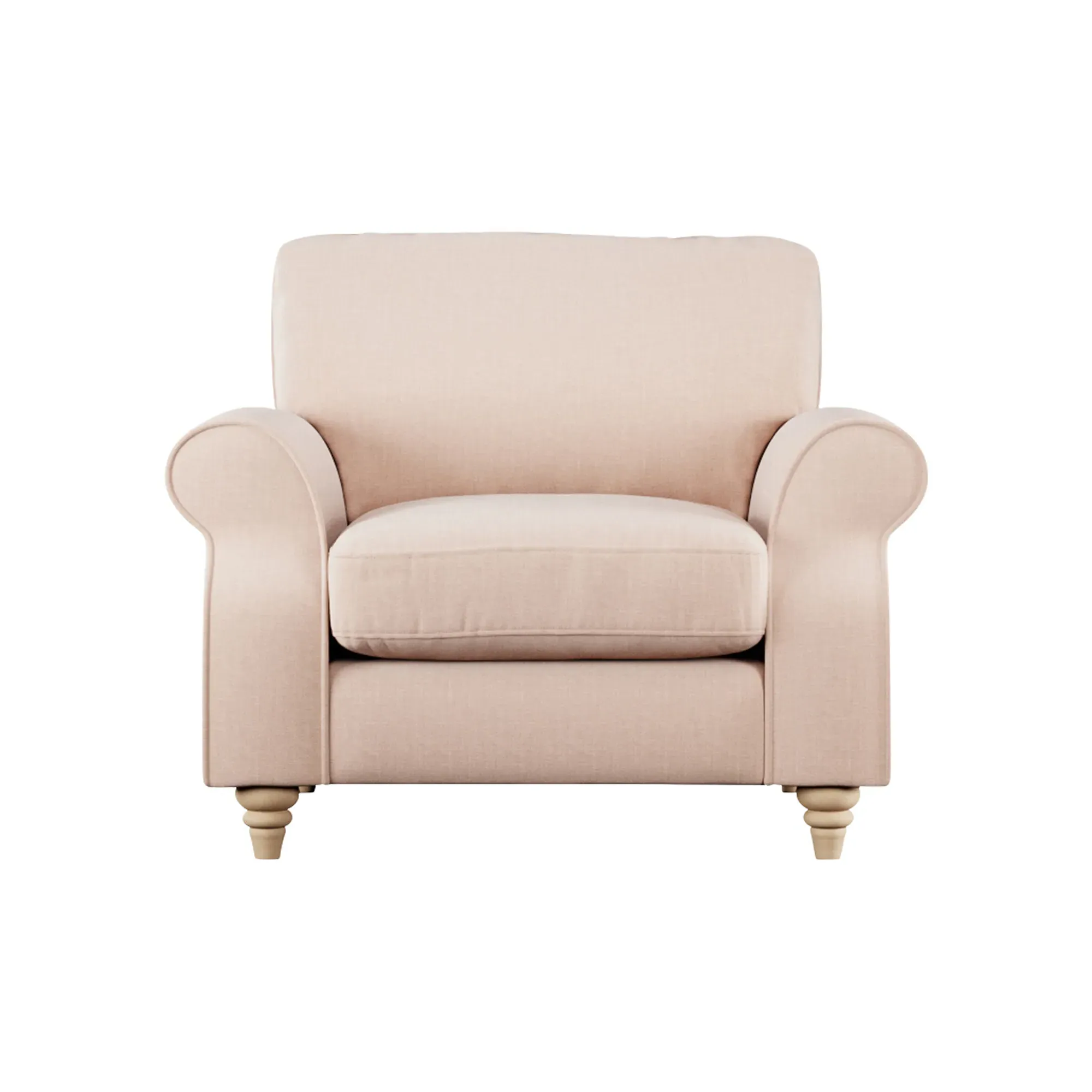 Hattie Armchair - Pink, Fabric