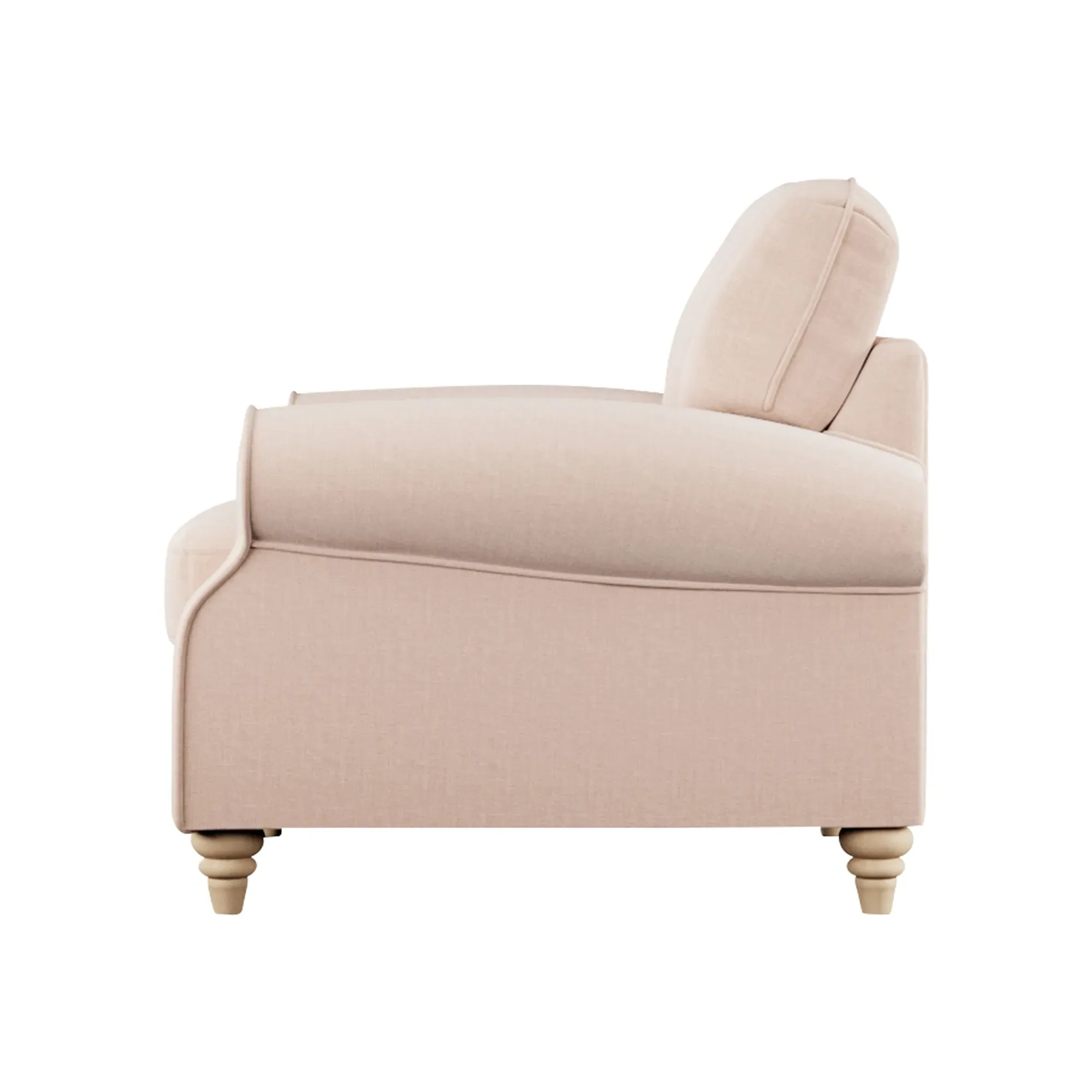 Hattie Armchair - Pink, Fabric