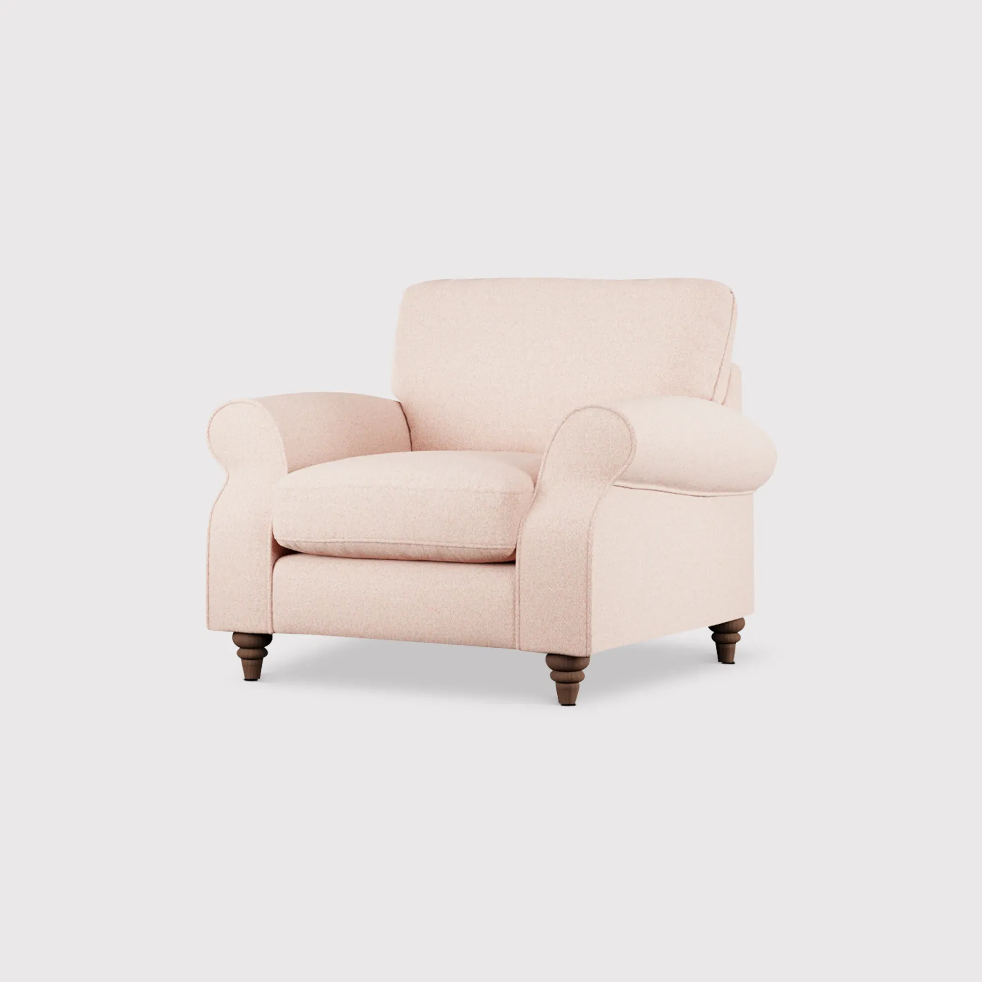 Hattie Armchair - Pink, Fabric