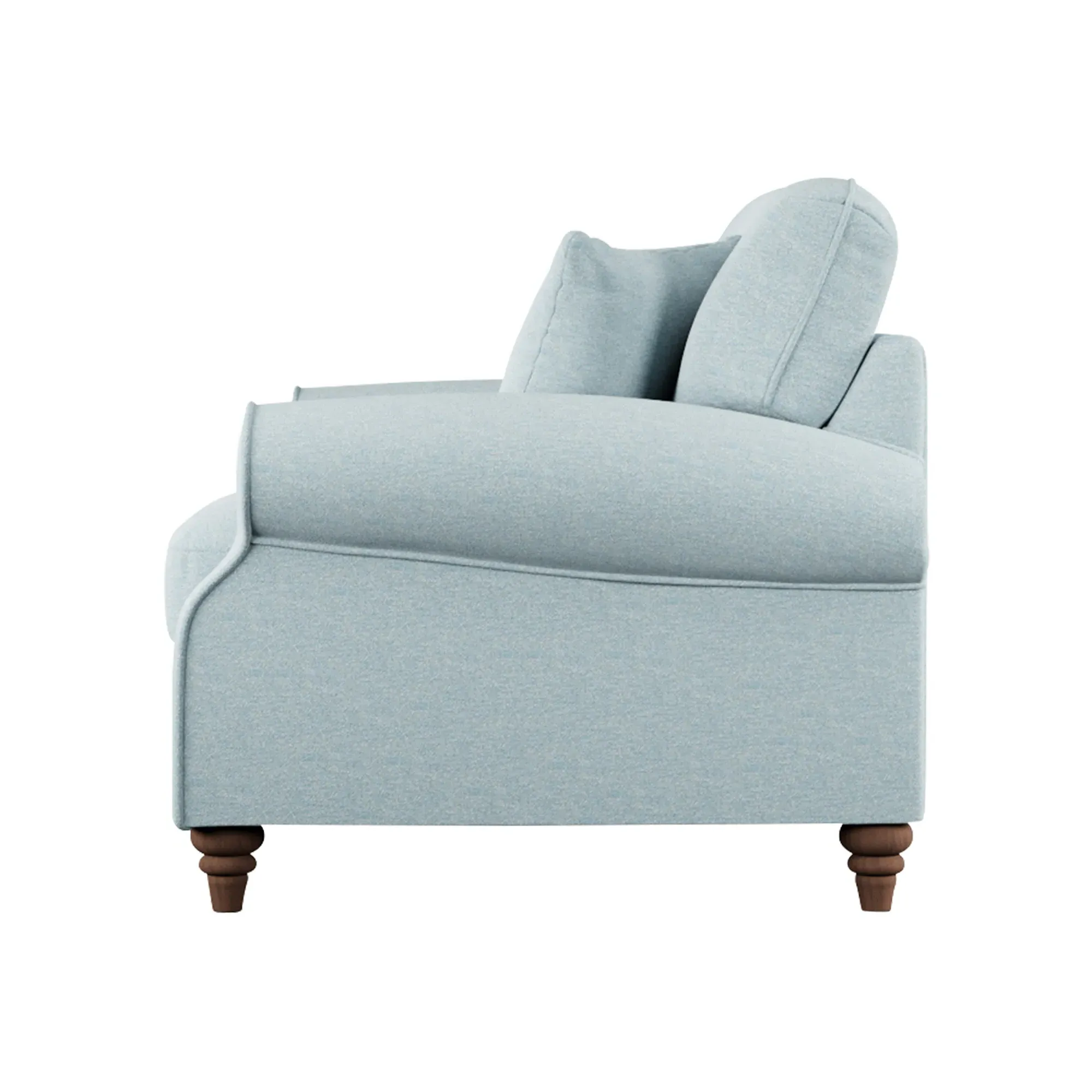 Hattie Snuggler Chair - Blue, Fabric