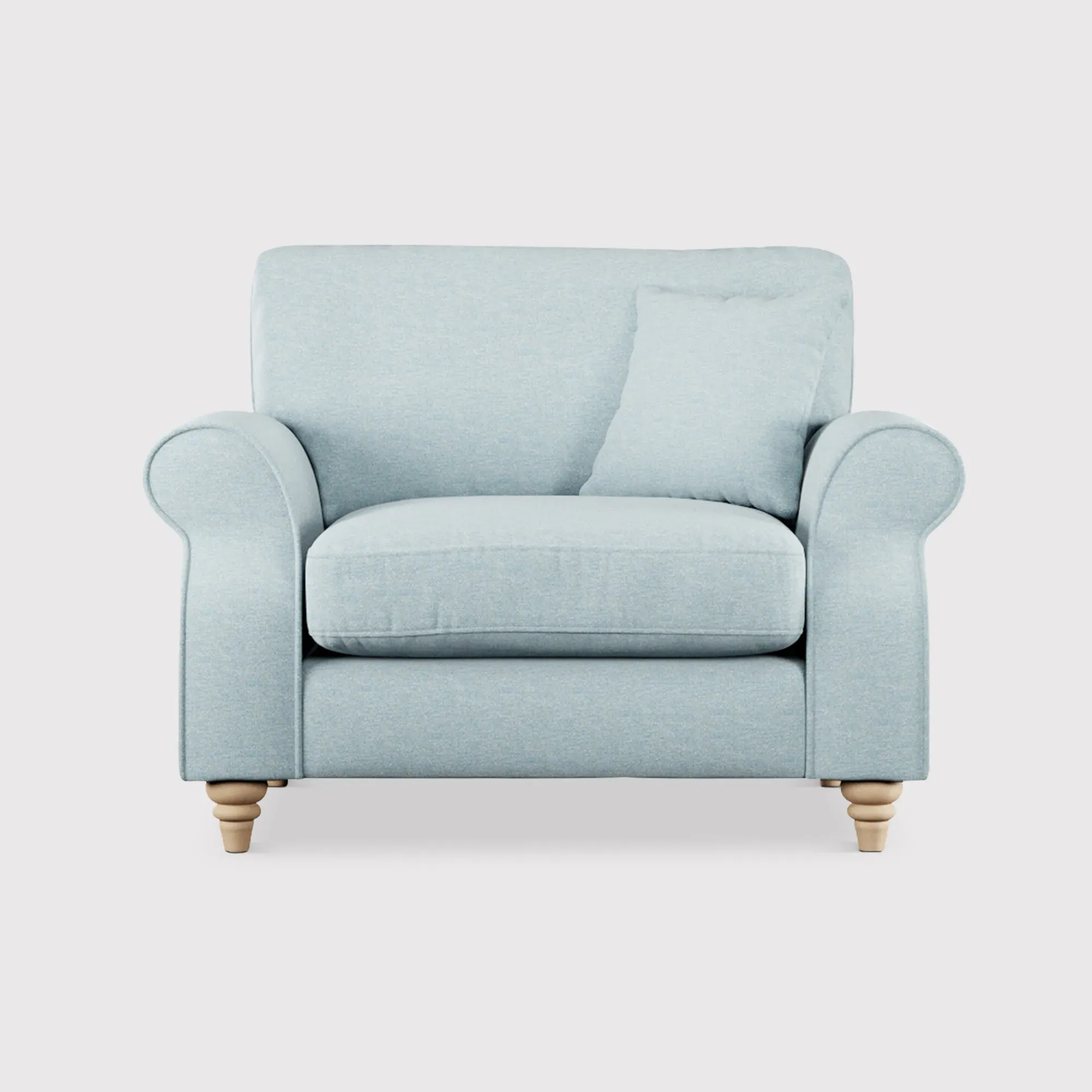 Hattie Snuggler Chair - Blue, Fabric image