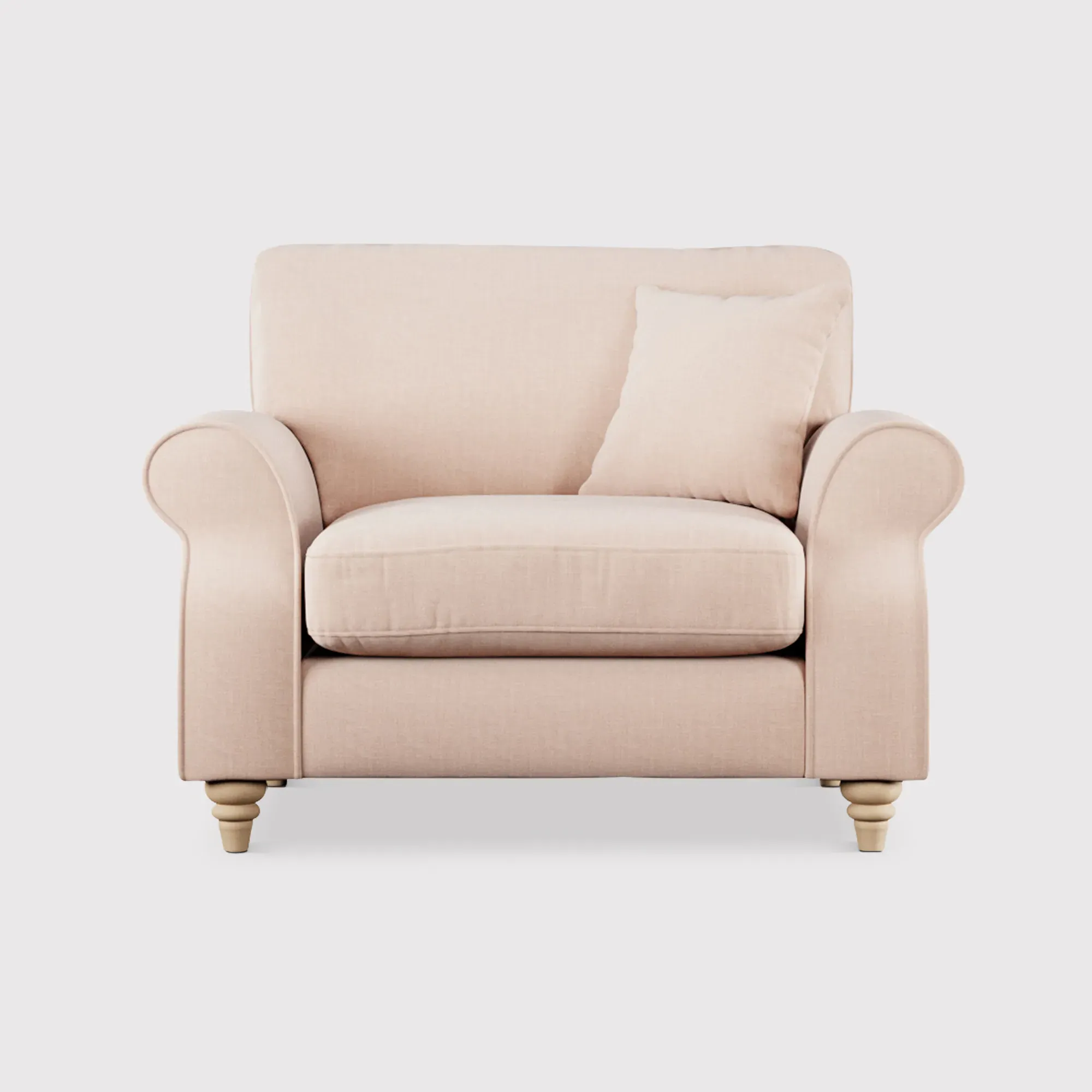 Hattie Snuggler Chair - Pink, Fabric