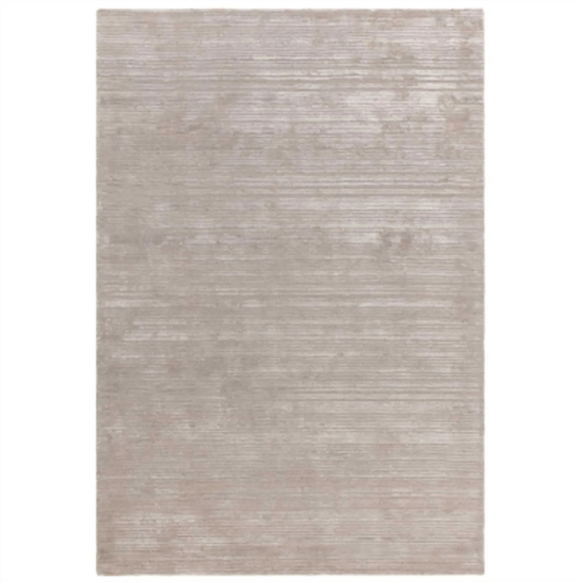 Heath Square Rug - Silver, Viscose