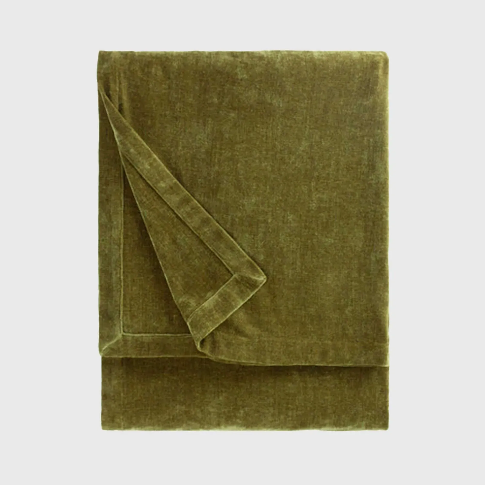 Heavy Chenille Throw Blanket - Green, Polyester image