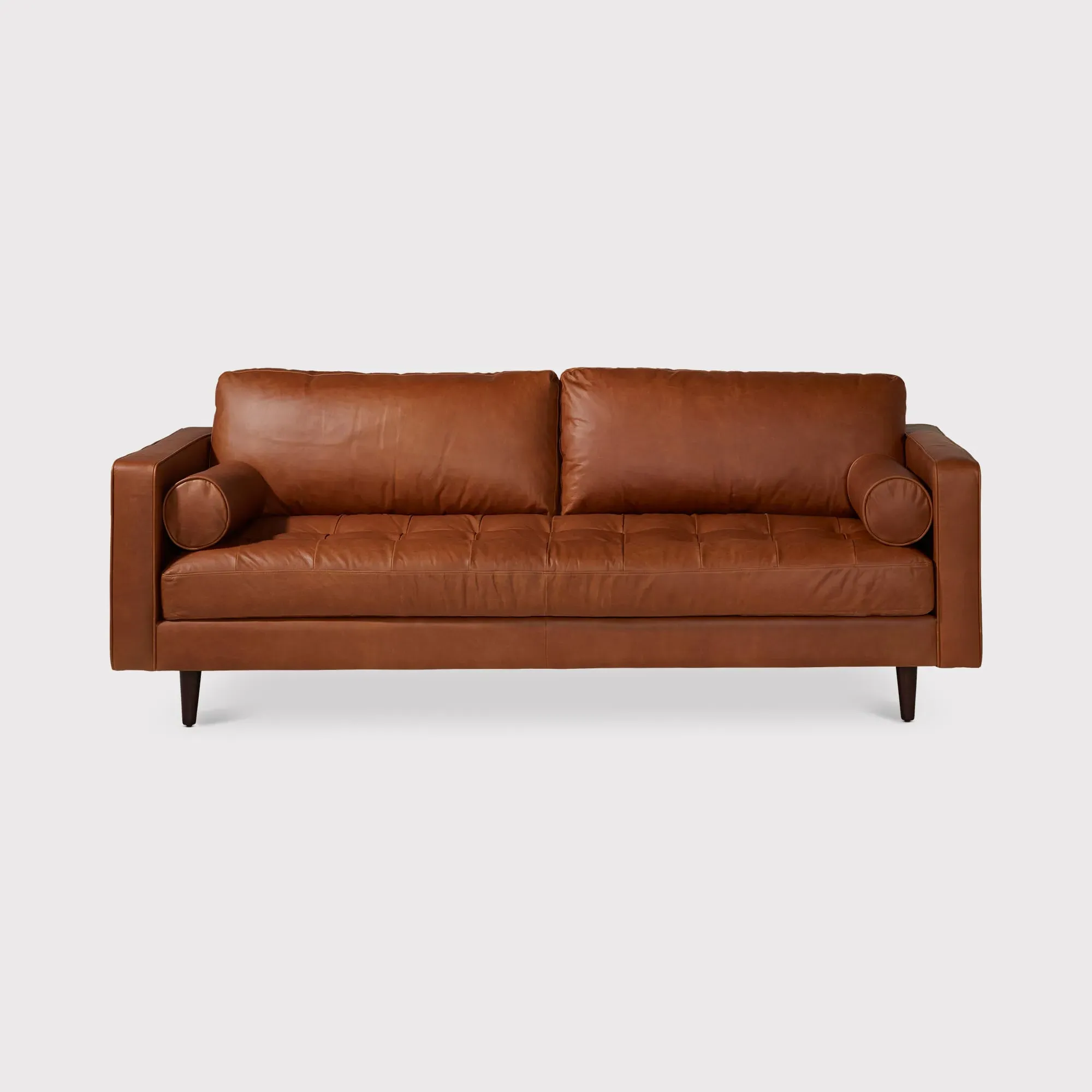 Hemingway 3-Seater Sofa - Brown, Leather