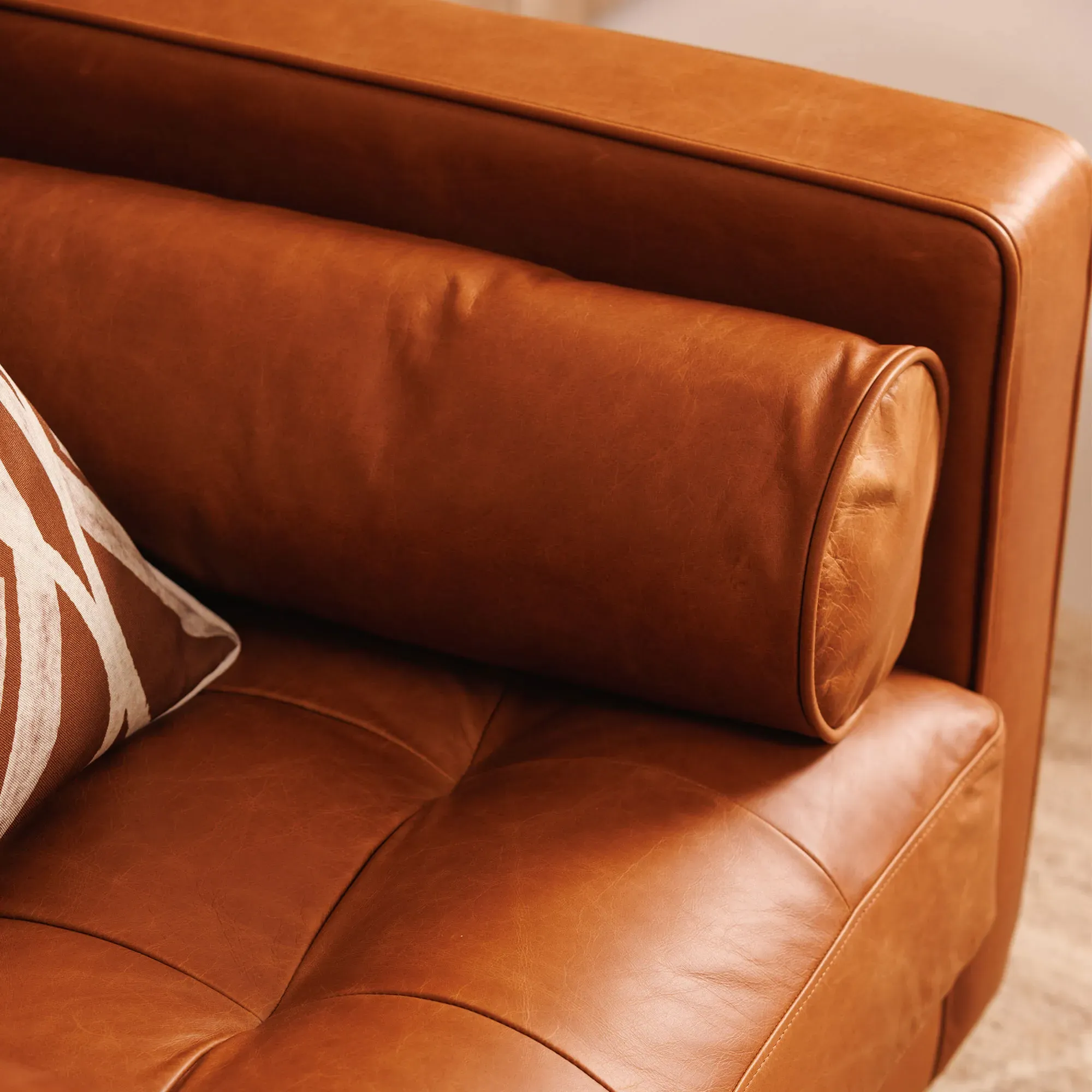 Hemingway Armchair - Brown, Leather