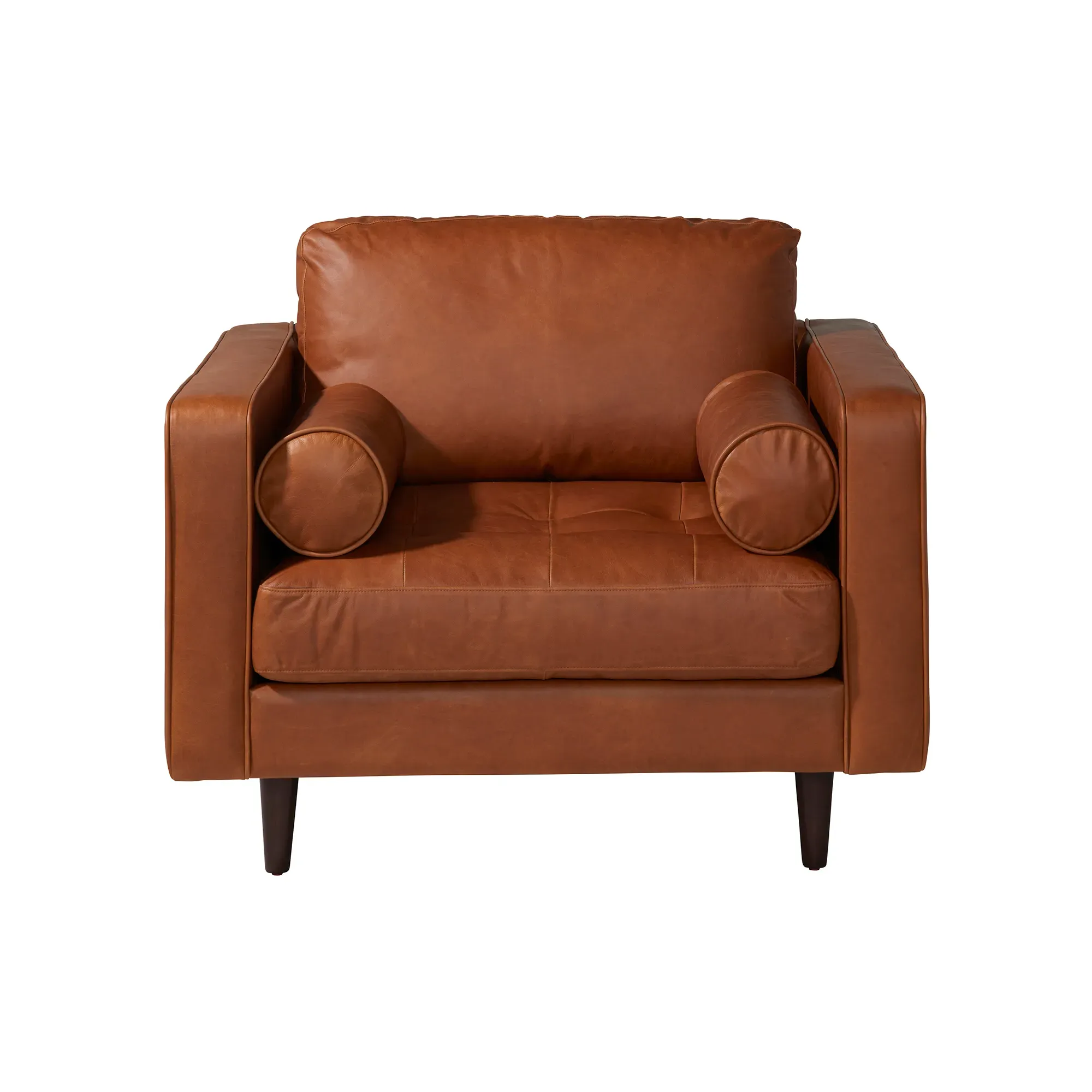 Hemingway Armchair - Brown, Leather