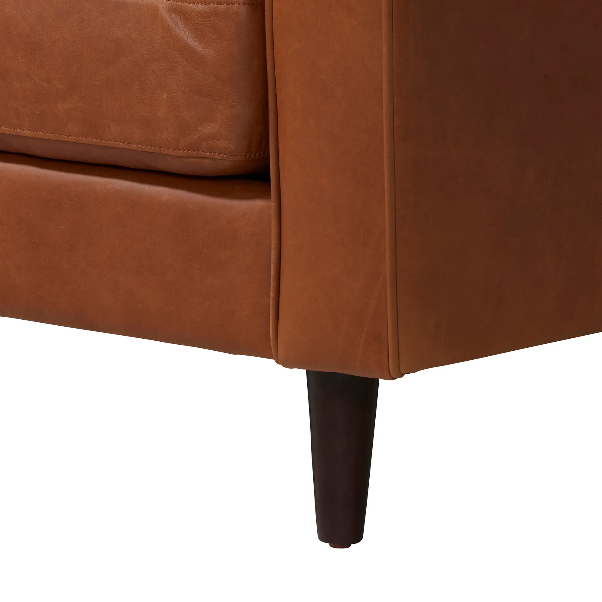 Hemingway Armchair - Brown, Leather