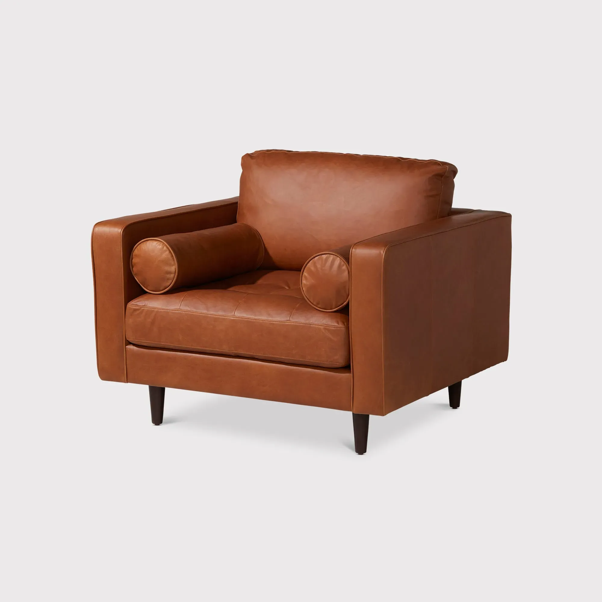 Hemingway Armchair - Brown, Leather