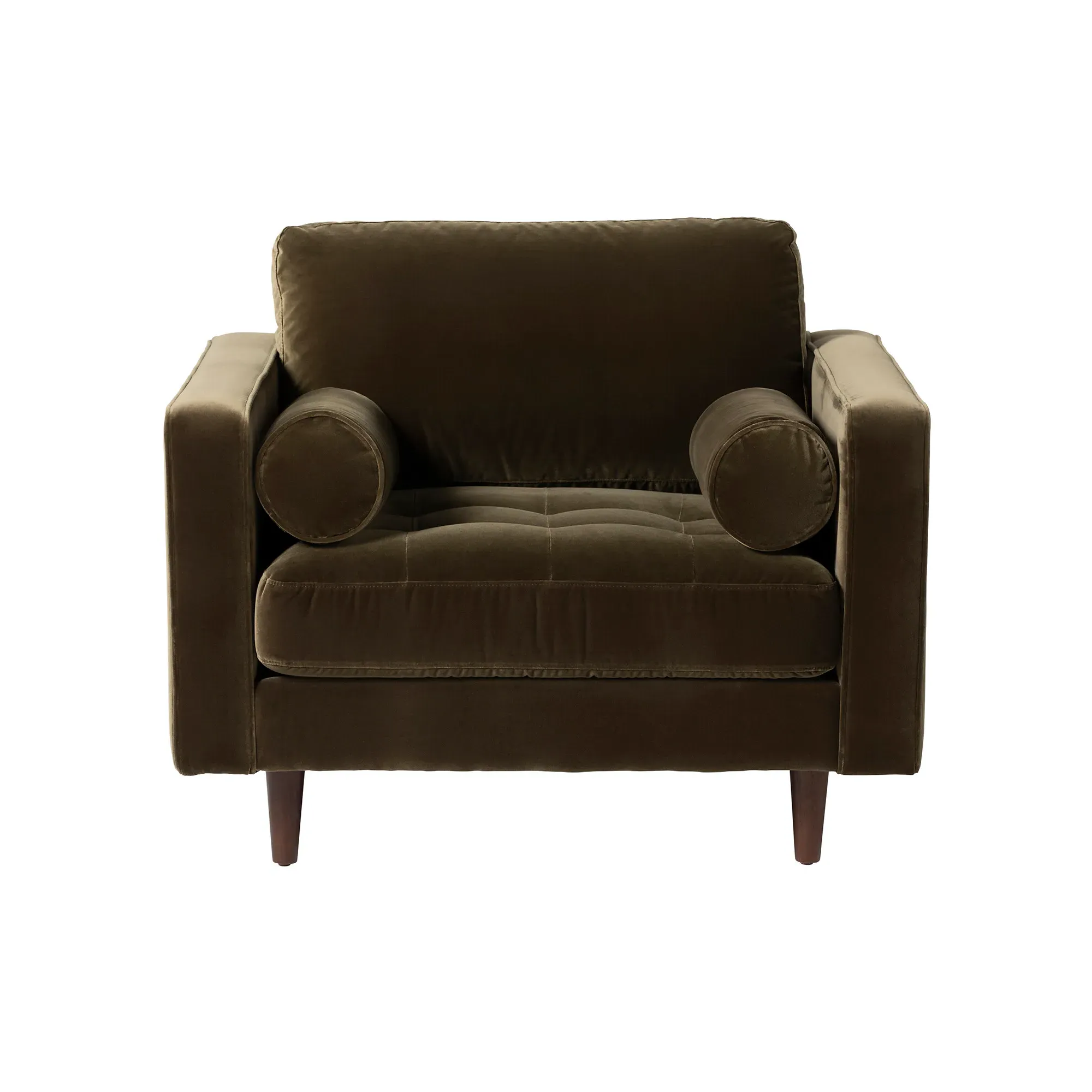 Hemingway Armchair - Green, Velvet