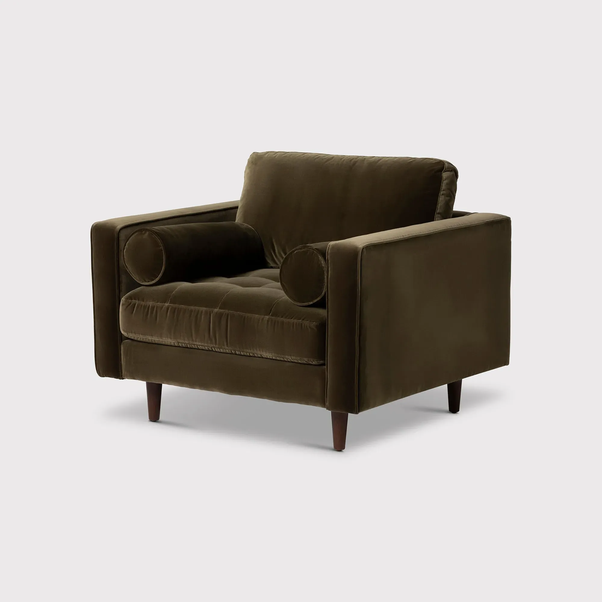 Hemingway Armchair - Green, Velvet image