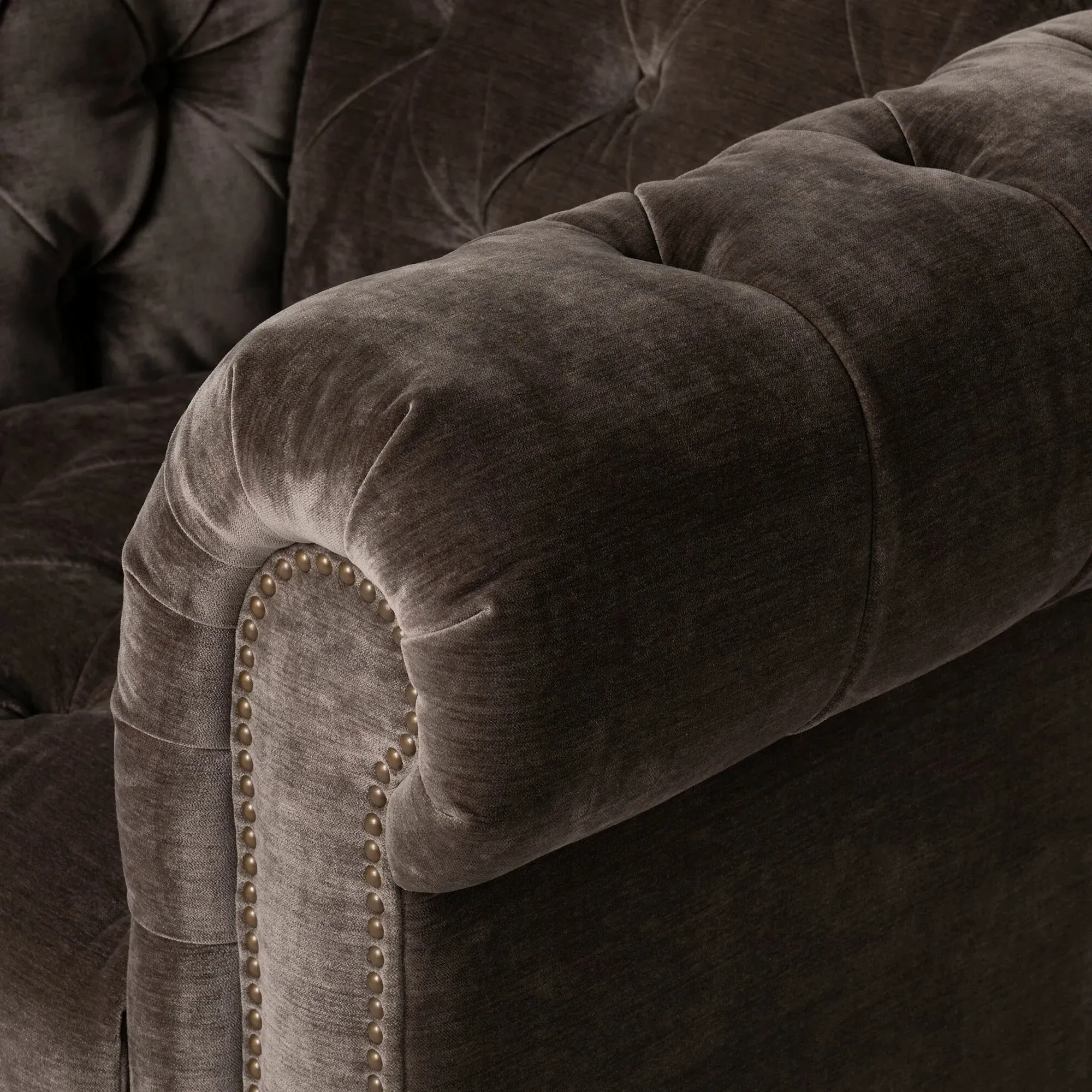 Henley Armchair - Grey, Fabric