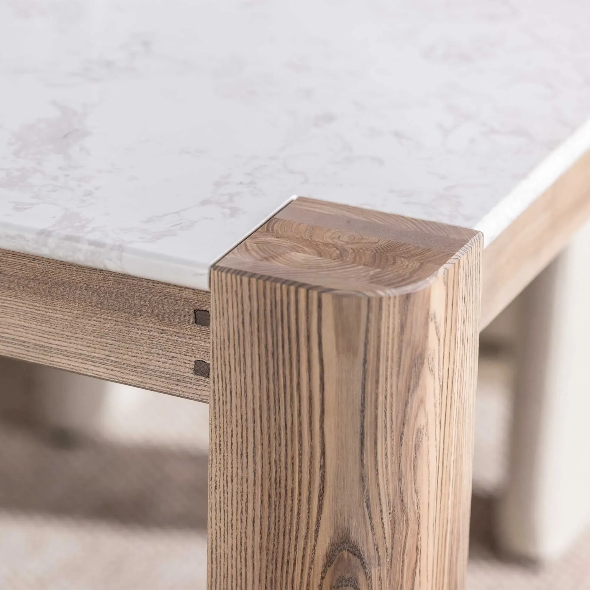 Hickory 200cm Dining Table - Brown, Ash Wood