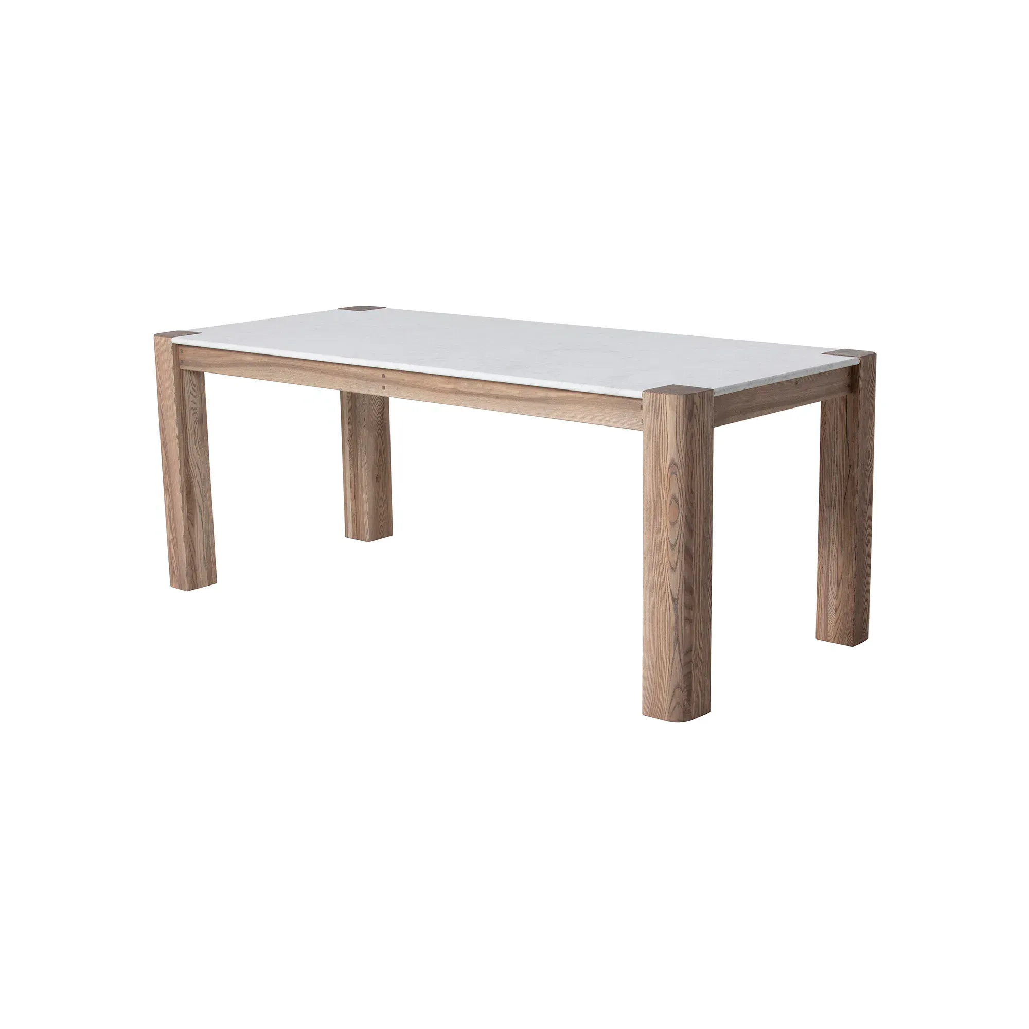 Hickory 200cm Dining Table - Brown, Ash Wood