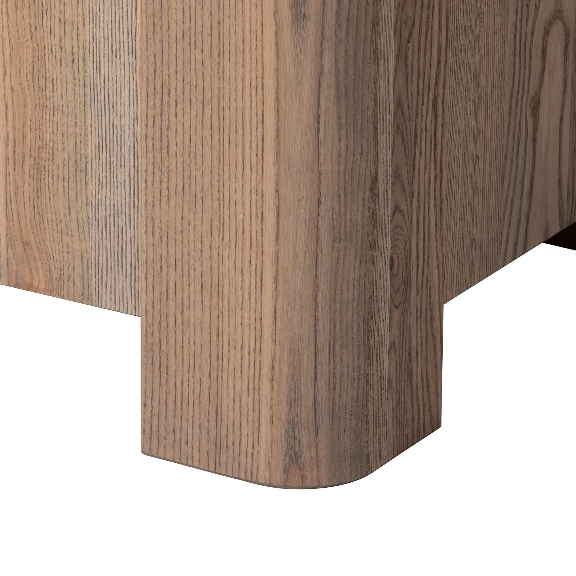 Hickory 3 Door Sideboard - Brown, Ash Wood