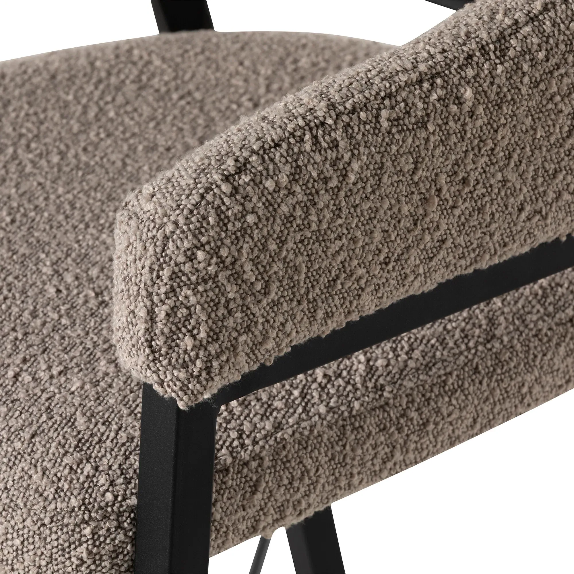 Hinoki Bar Stool - Neutral, Fabric