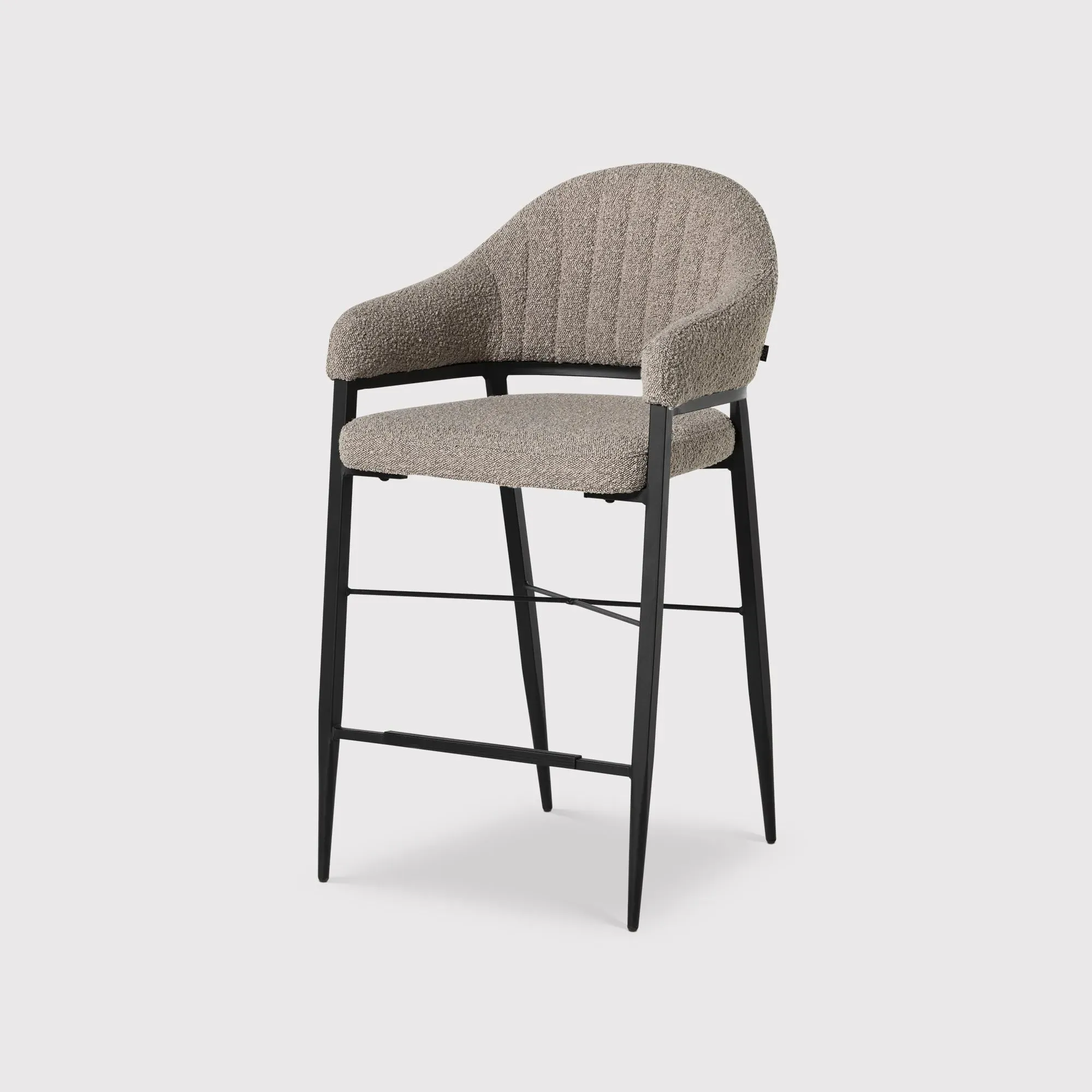 Hinoki Bar Stool - Neutral, Fabric image