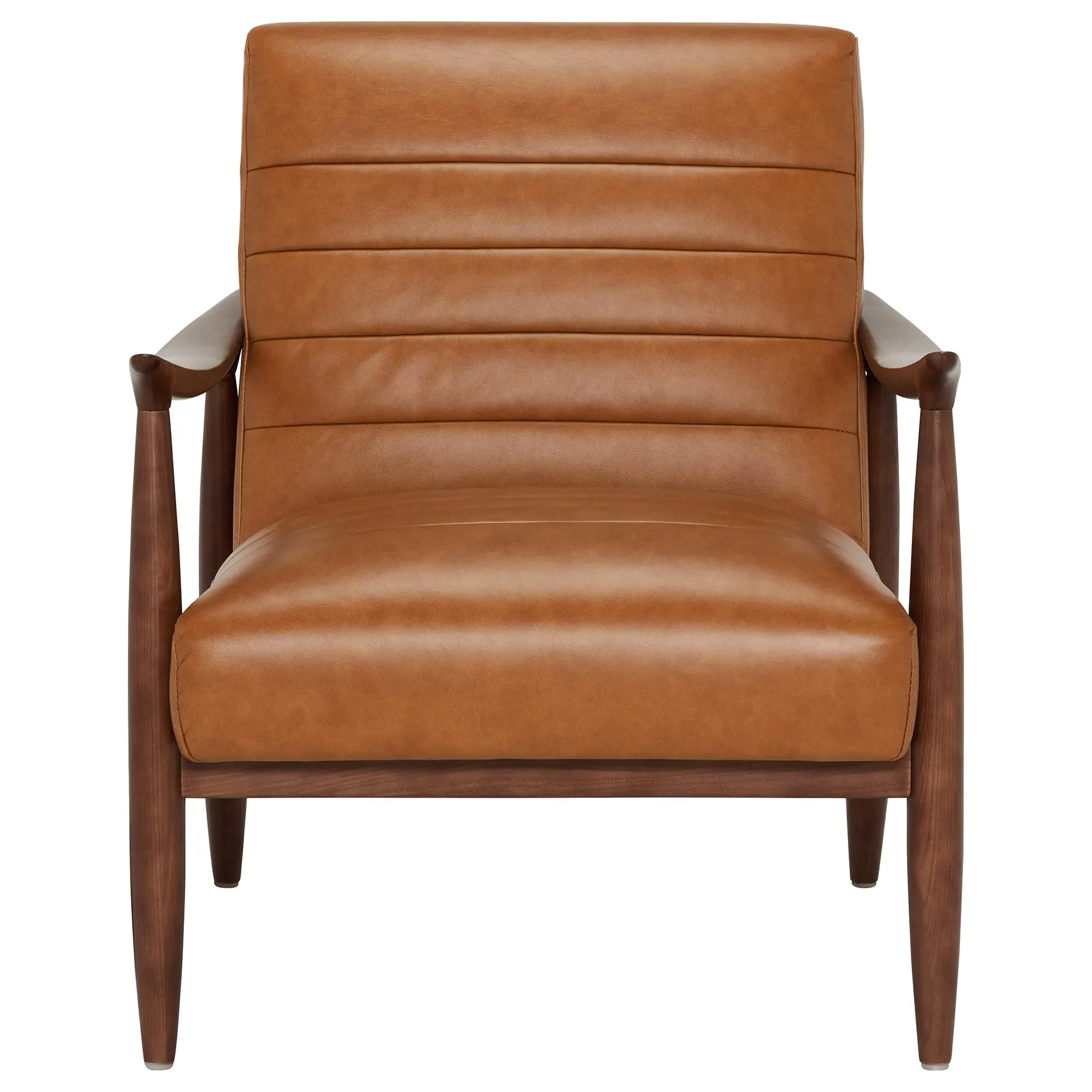 Hockney Armchair - Brown, Leather