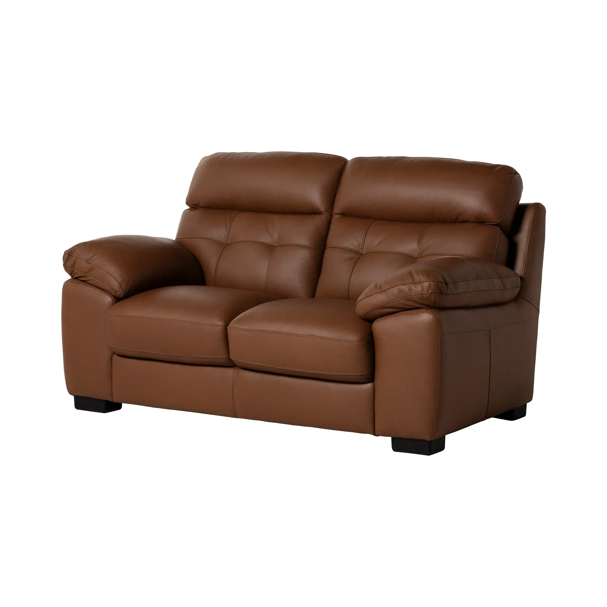 Holborn 2-Seater Sofa - Brown, Leather