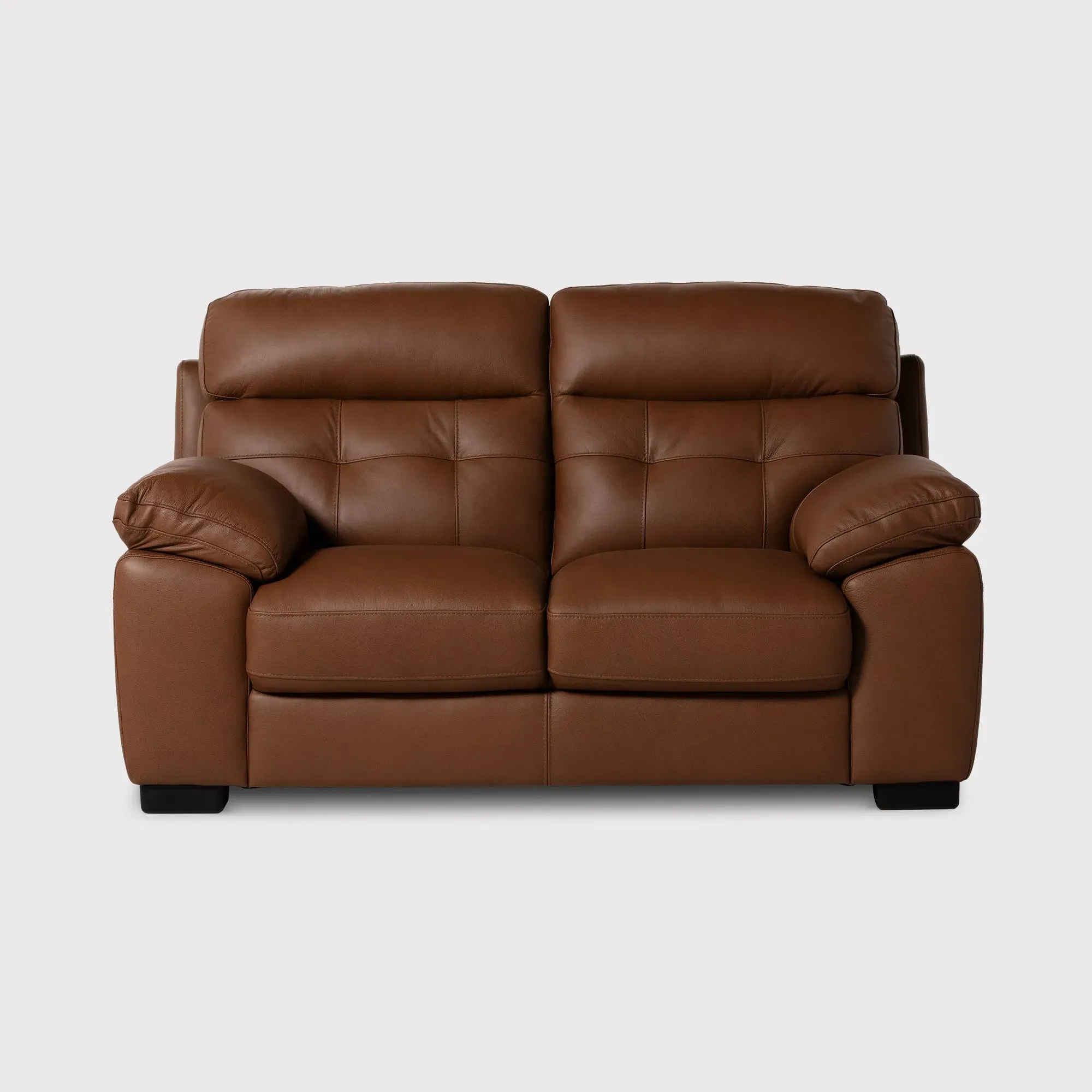 Holborn 2-Seater Sofa - Brown, Leather image