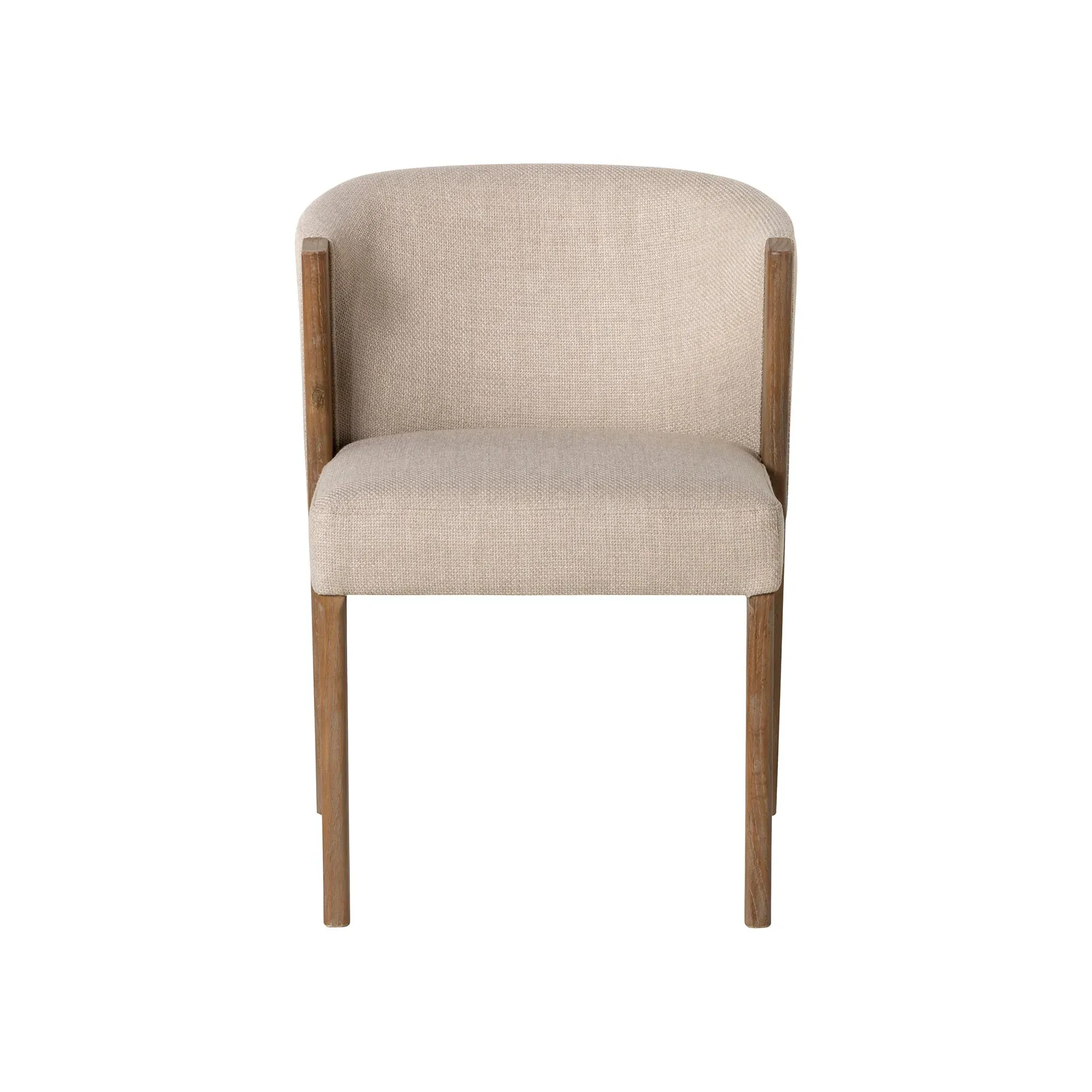 Hollis Dining Chair - Neutral, Fabric