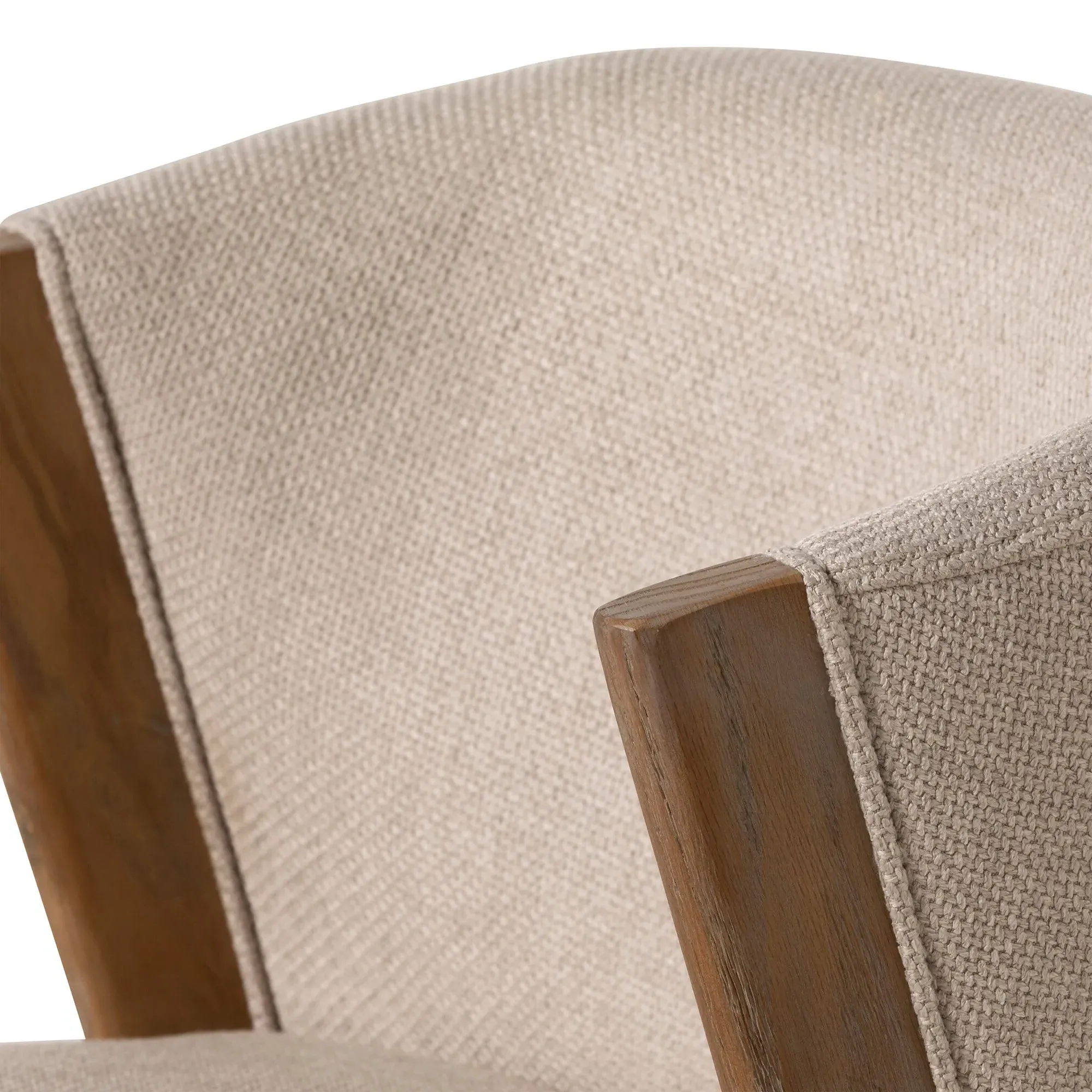 Hollis Dining Chair - Neutral, Fabric