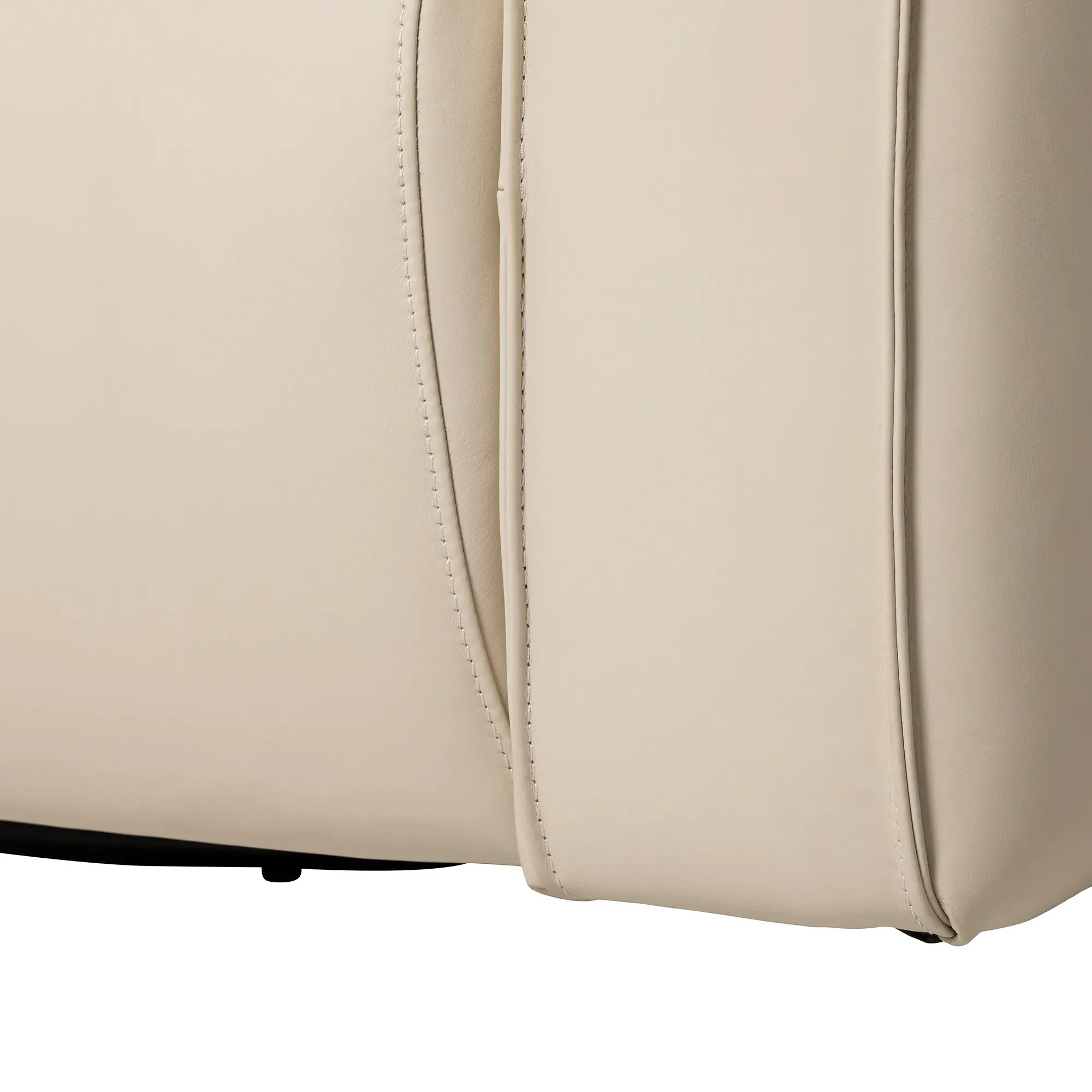 Holloway Swivel Armchair - Neutral, Leather