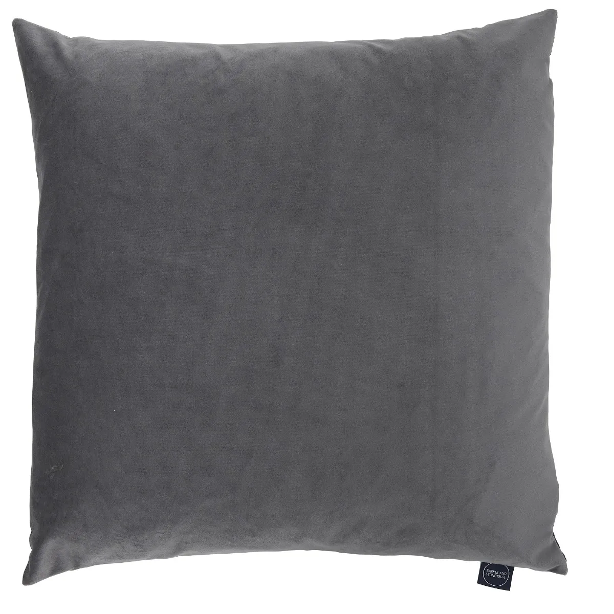 Honeycomb Square Cushion - Slate, Fabric