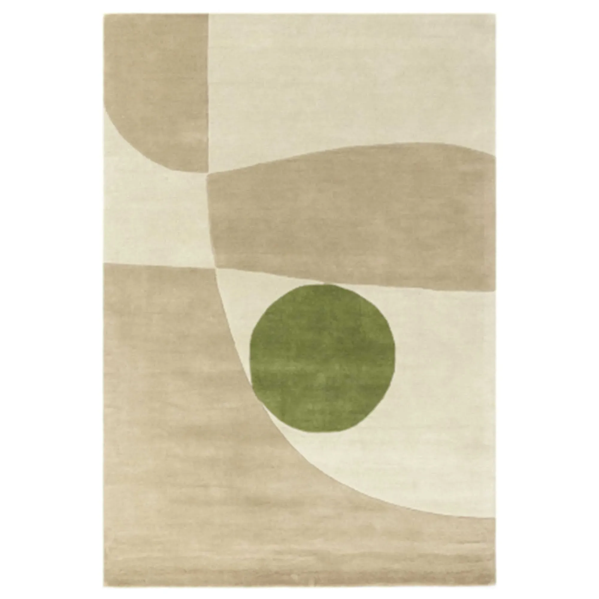 Horizon Square Rug - Neutral, Wool