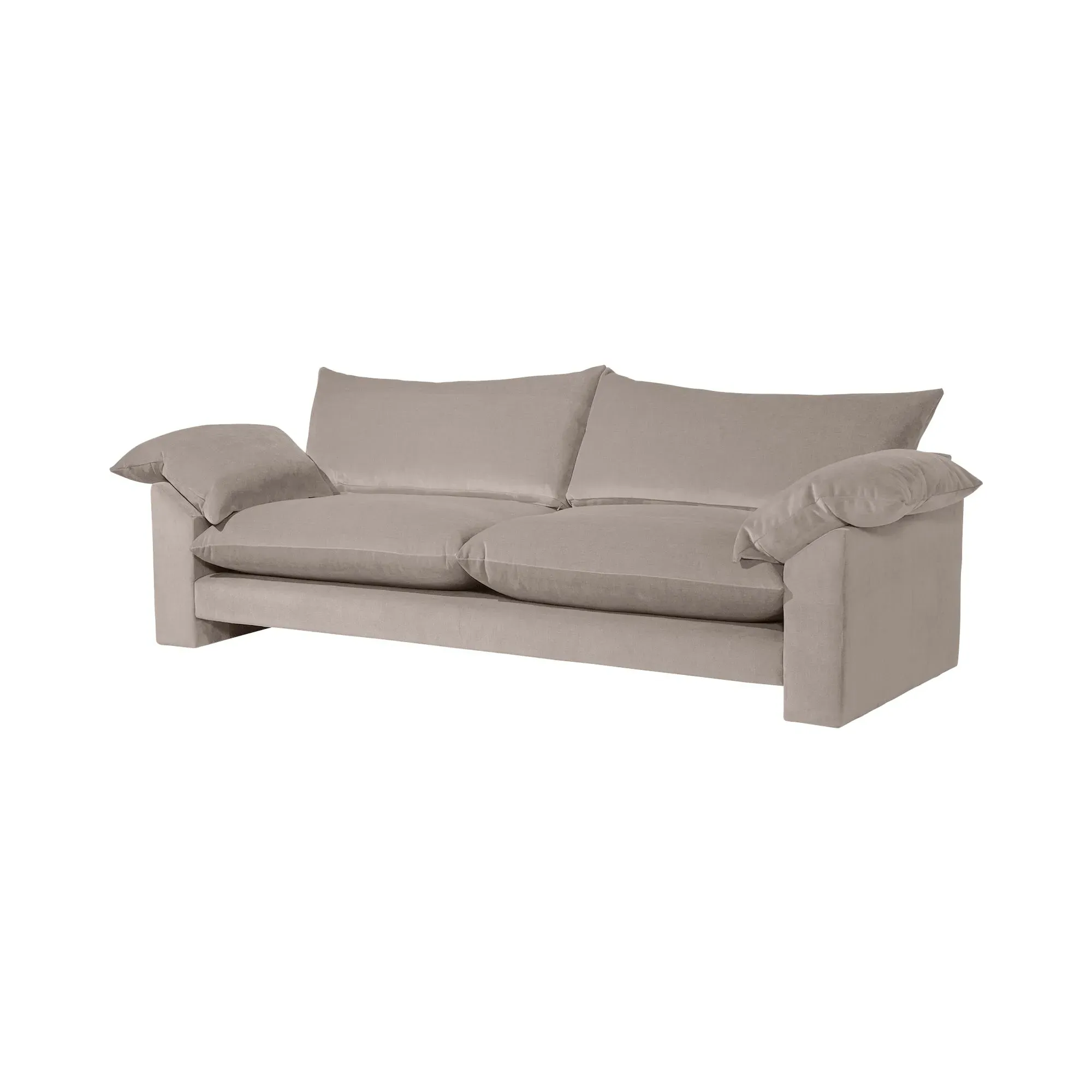 Hoxton Extra Large Sofa - Grey, Fabric